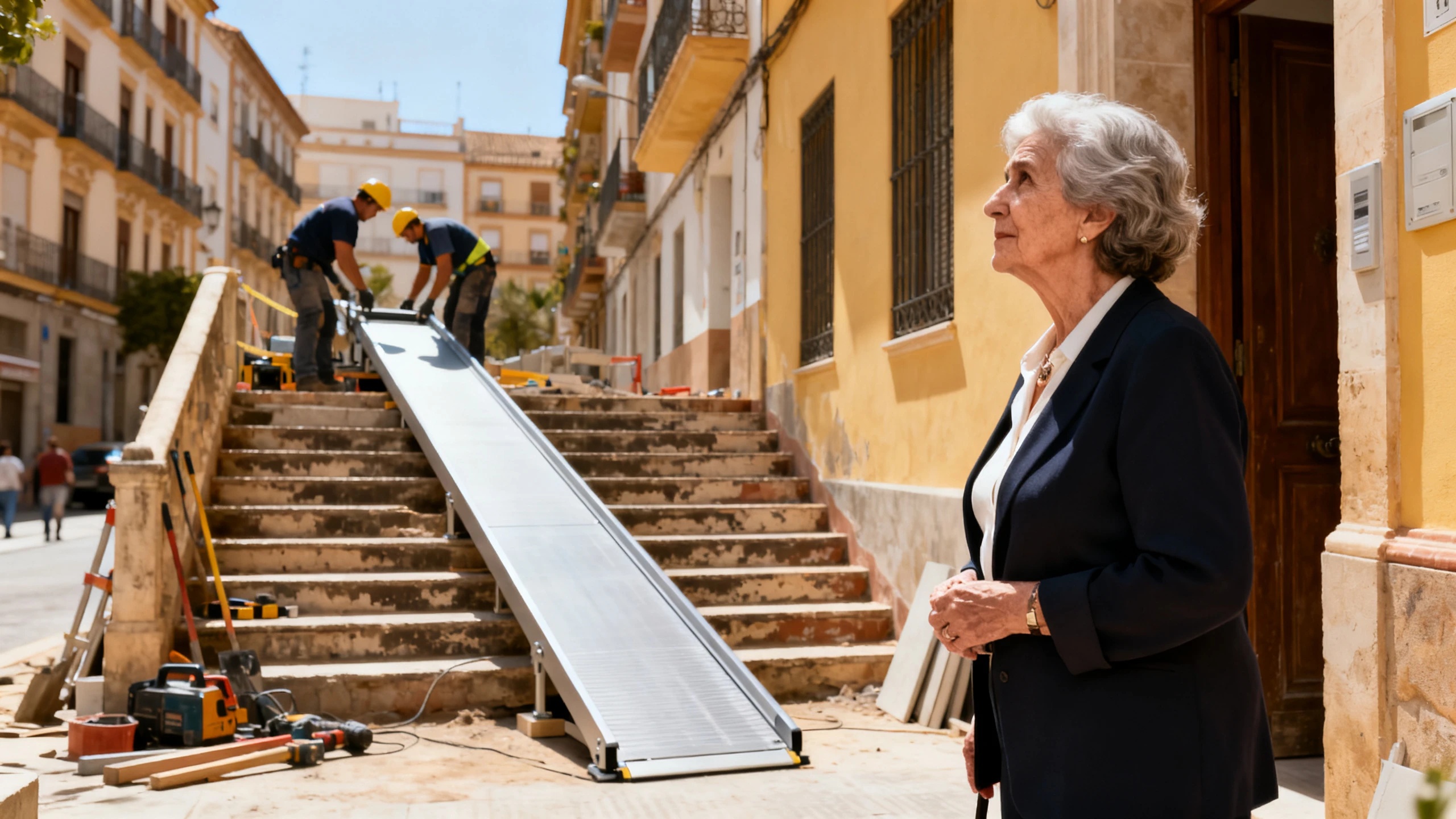 La ley exige instalar rampas y ascensores para personas mayores y con discapacidad Español.News