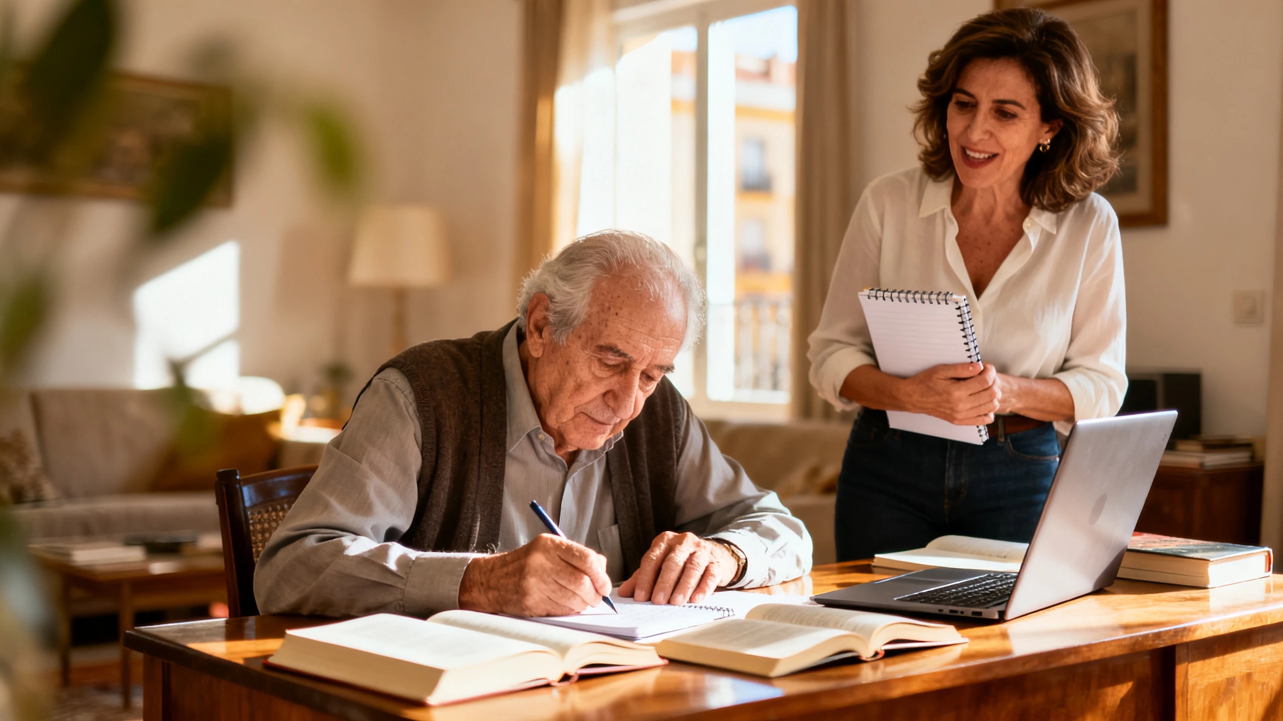 Dos generaciones de una misma familia eligen una vida activa en lugar de la jubilación tradicional Español.News