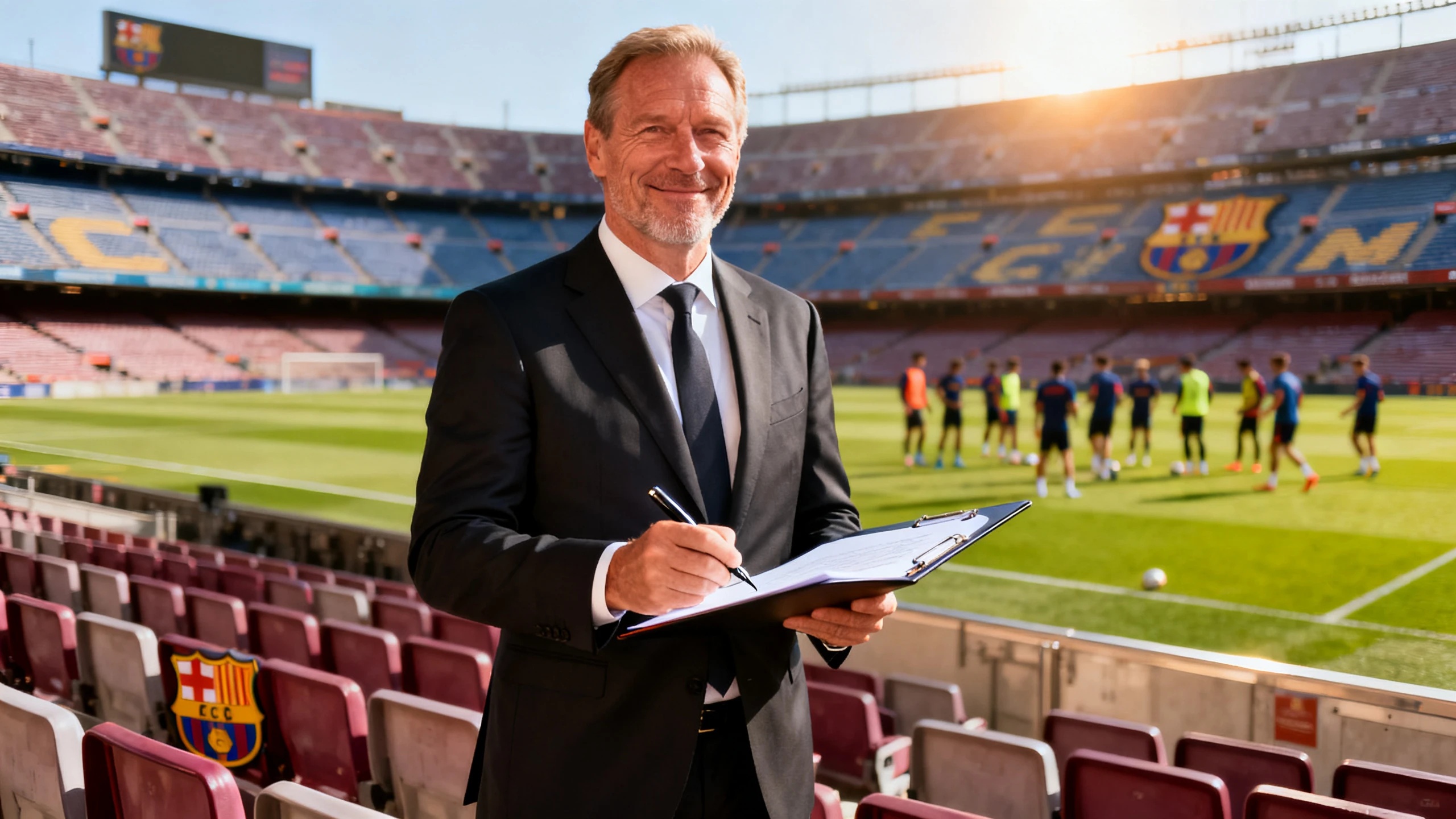 El técnico alemán confirma el nuevo acuerdo con el club en rueda de prensa Español.News