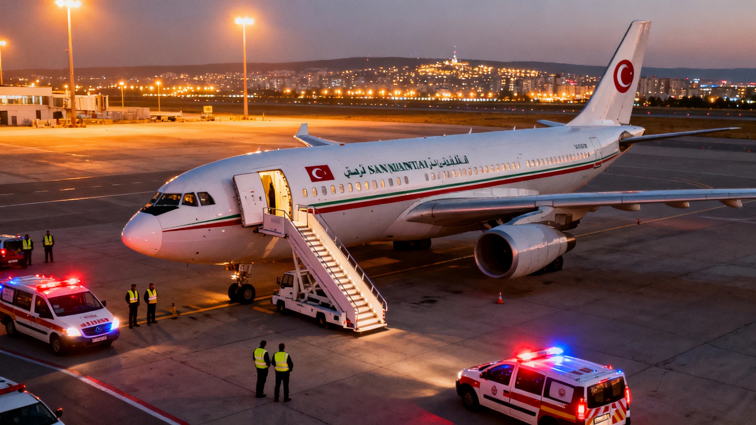A310 español con el primer ministro realiza una parada de emergencia rumbo a Ereván Español.News