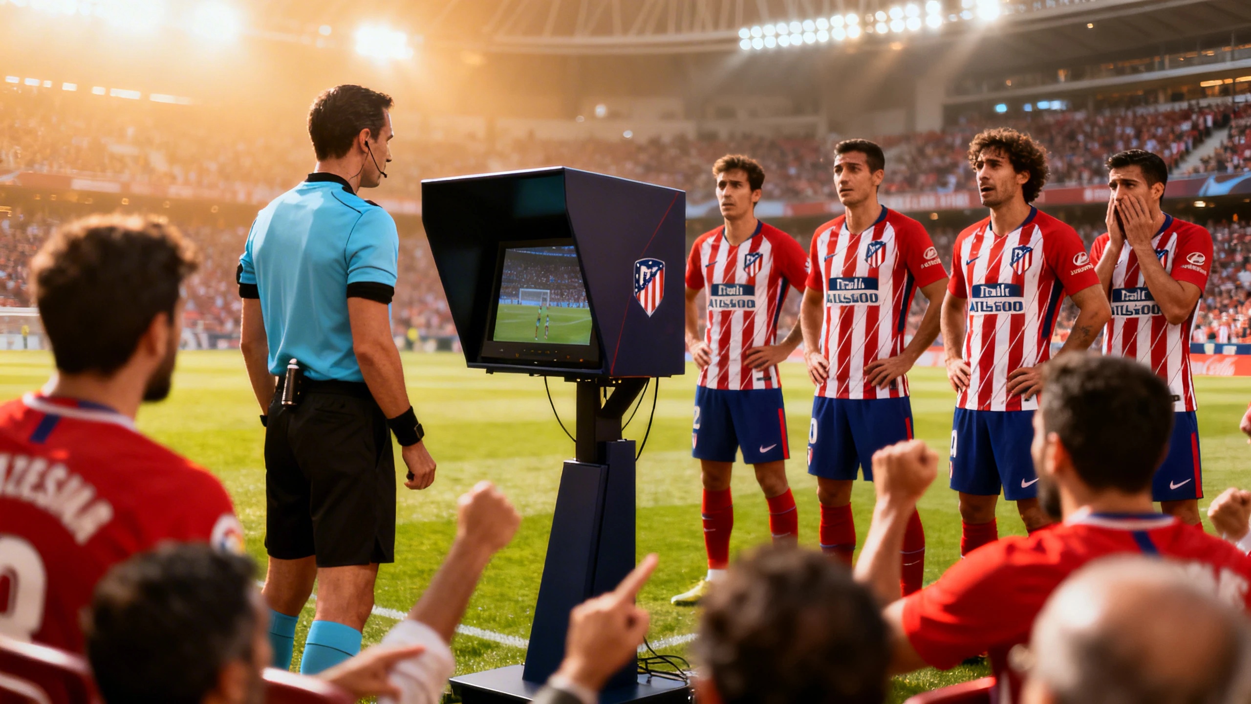 Controversia por el VAR: secretos detrás de las decisiones arbitrales en partidos del Atlético Español.News