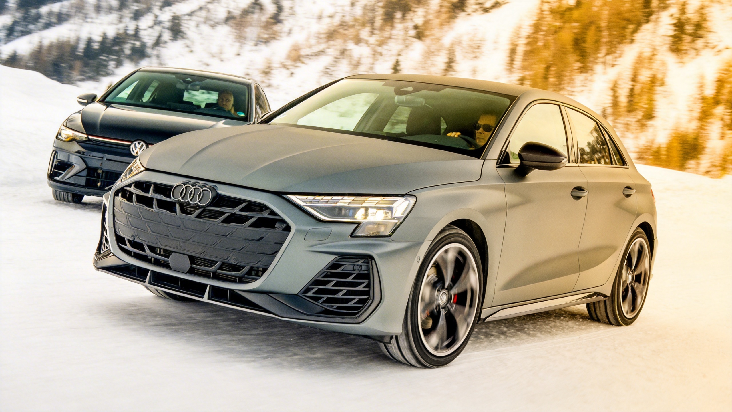 El Audi S3 supera al Golf R en nieve con su nuevo sistema Español.News