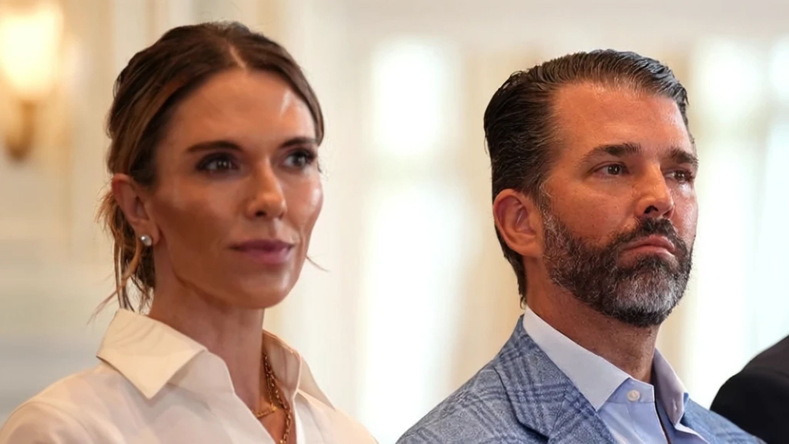 Donald Trump Jr. y Bettina Anderson se casaron sin la presencia del presidente de EE.UU. Español.News