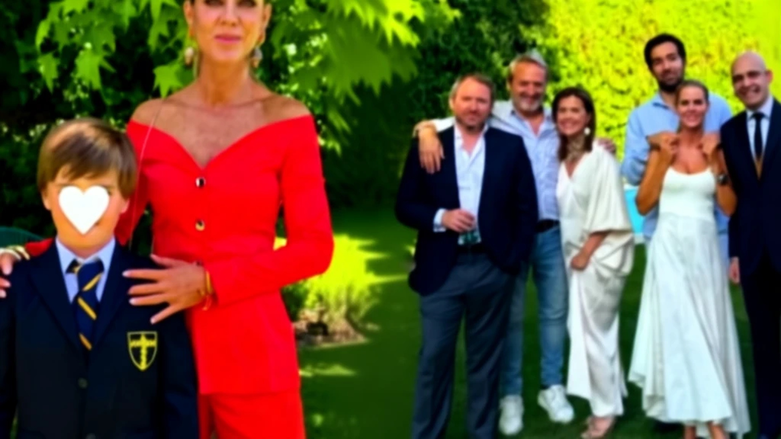 Amelia Bono muestra por primera vez una foto con su exmarido y su nueva pareja en la fiesta de su hijo Español.News