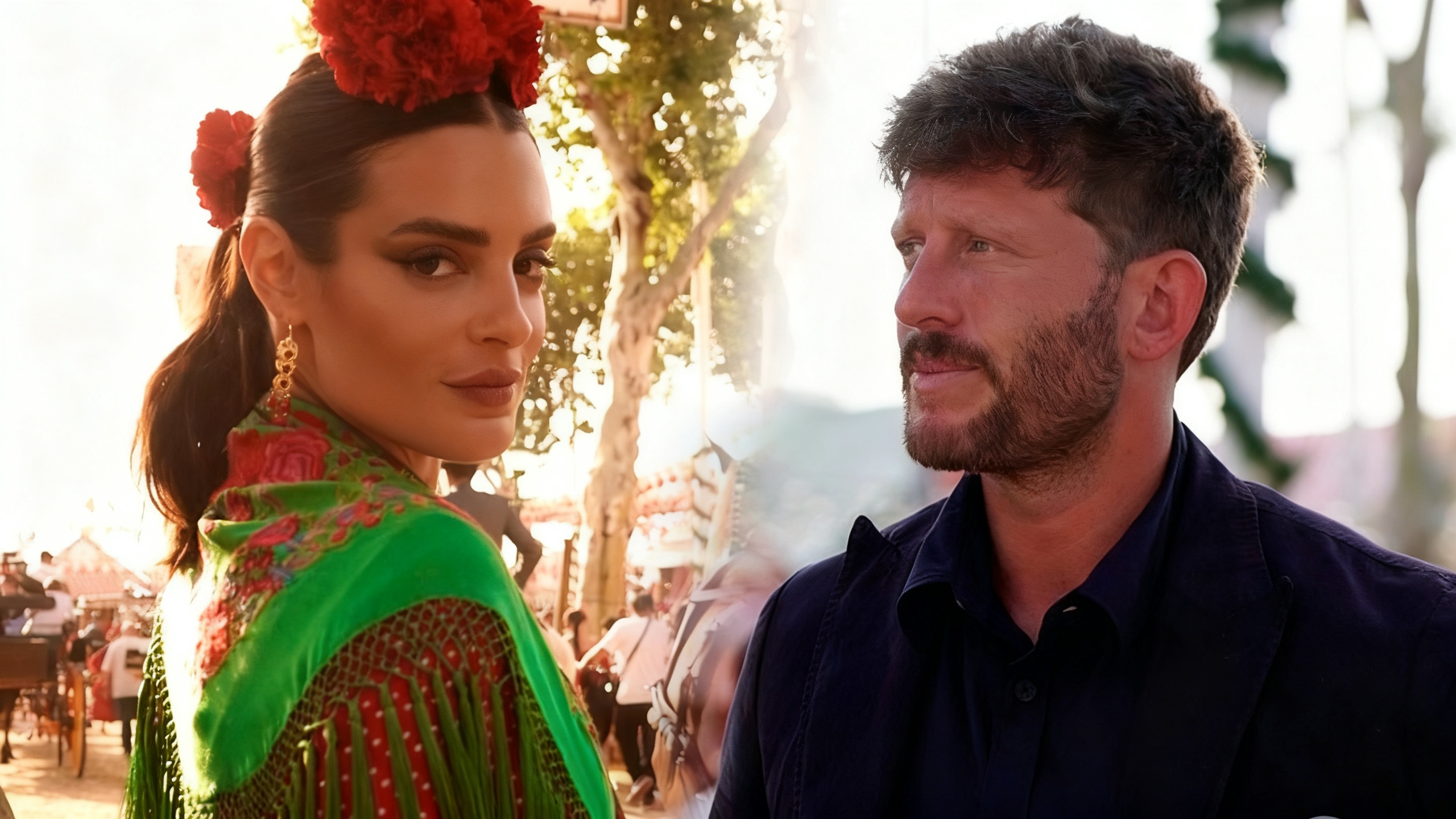 Susana Molina y Gonzalo Montoya sorprenden con su aparición conjunta en la Feria de Abril Español.News