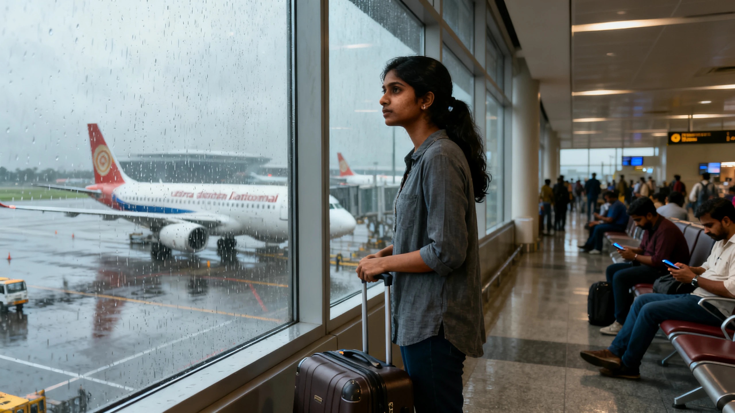 Se recomienda a los pasajeros en el aeropuerto de Delhi consultar el estado de sus vuelos antes de salir Español.News