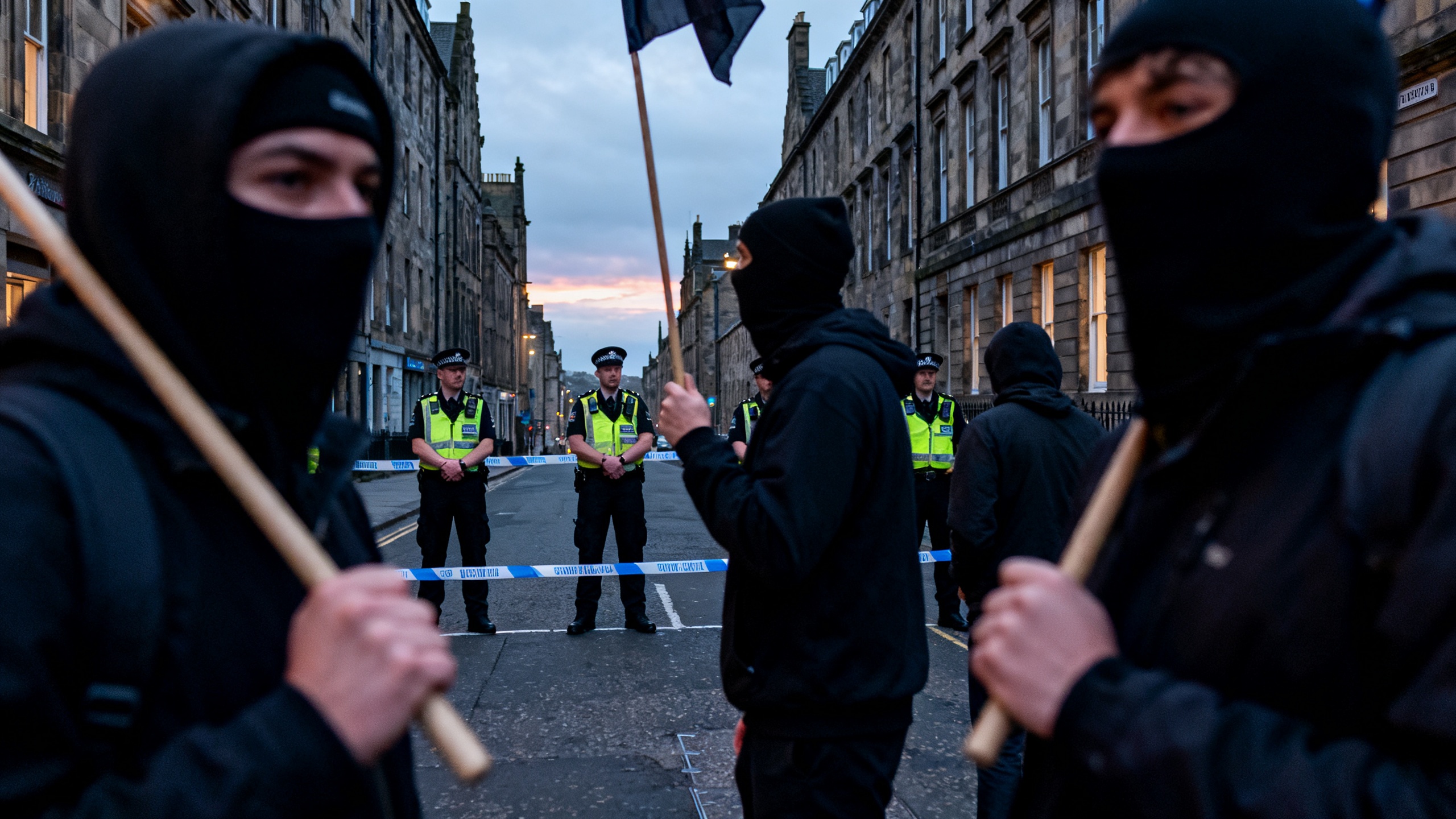 La policía cierra calles en Glasgow por disturbios tras un incidente en Belfast Español.News