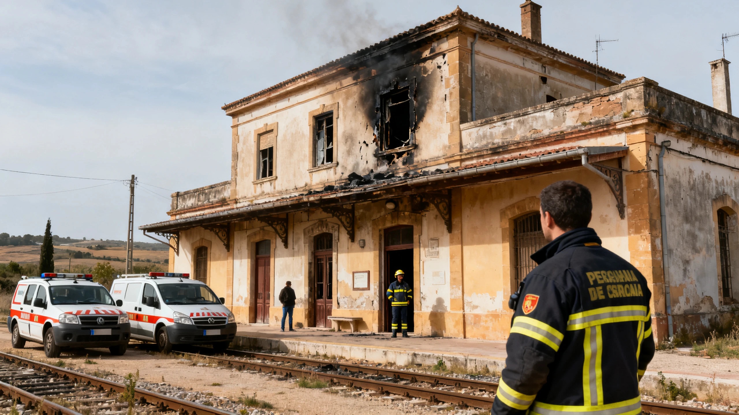 Incendio en la estación abandonada de Calamoch: uno de los heridos sale de cuidados intensivos Español.News