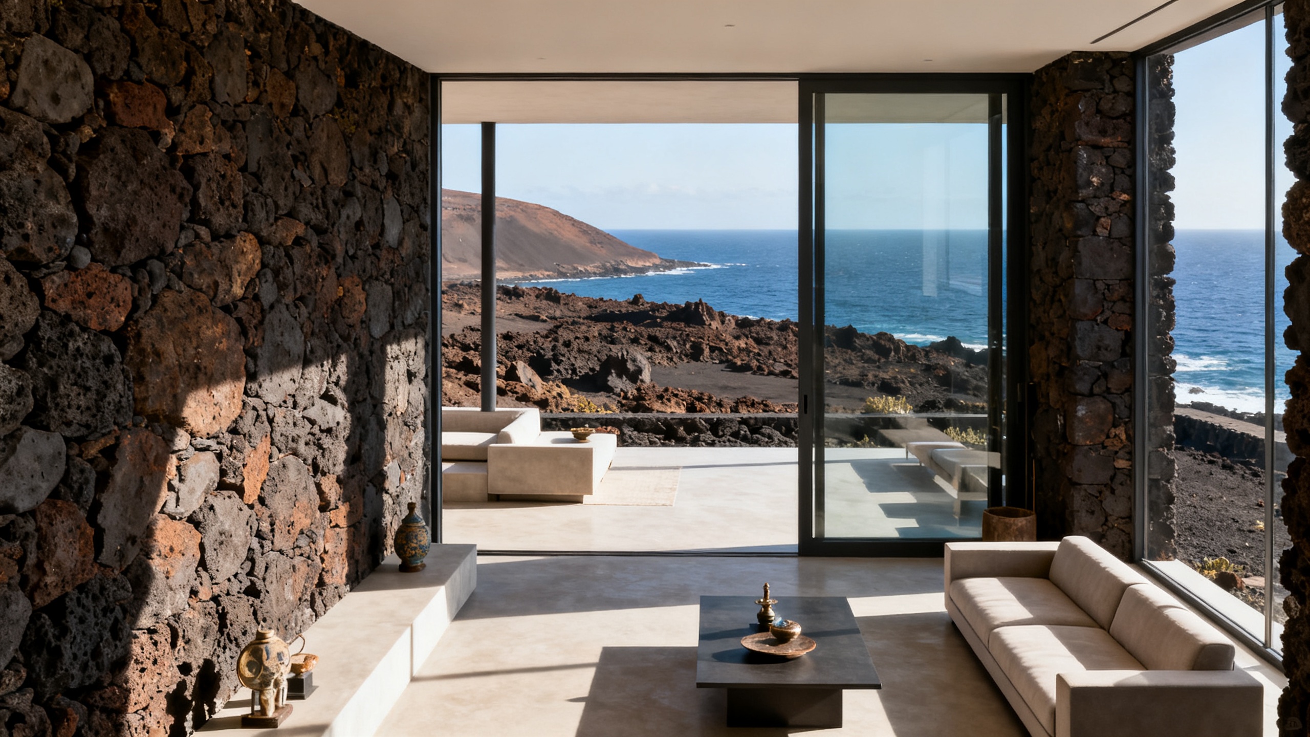 Siete dormitorios, vistas al Atlántico y apuesta por la filosofía wabi-sabi en una casa canaria Español.News