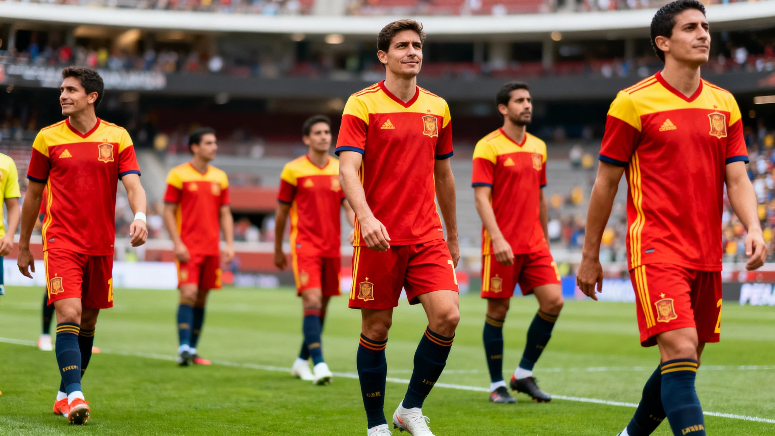 En Puebla interpretaron un inusualmente largo himno de España antes de un amistoso Español.News