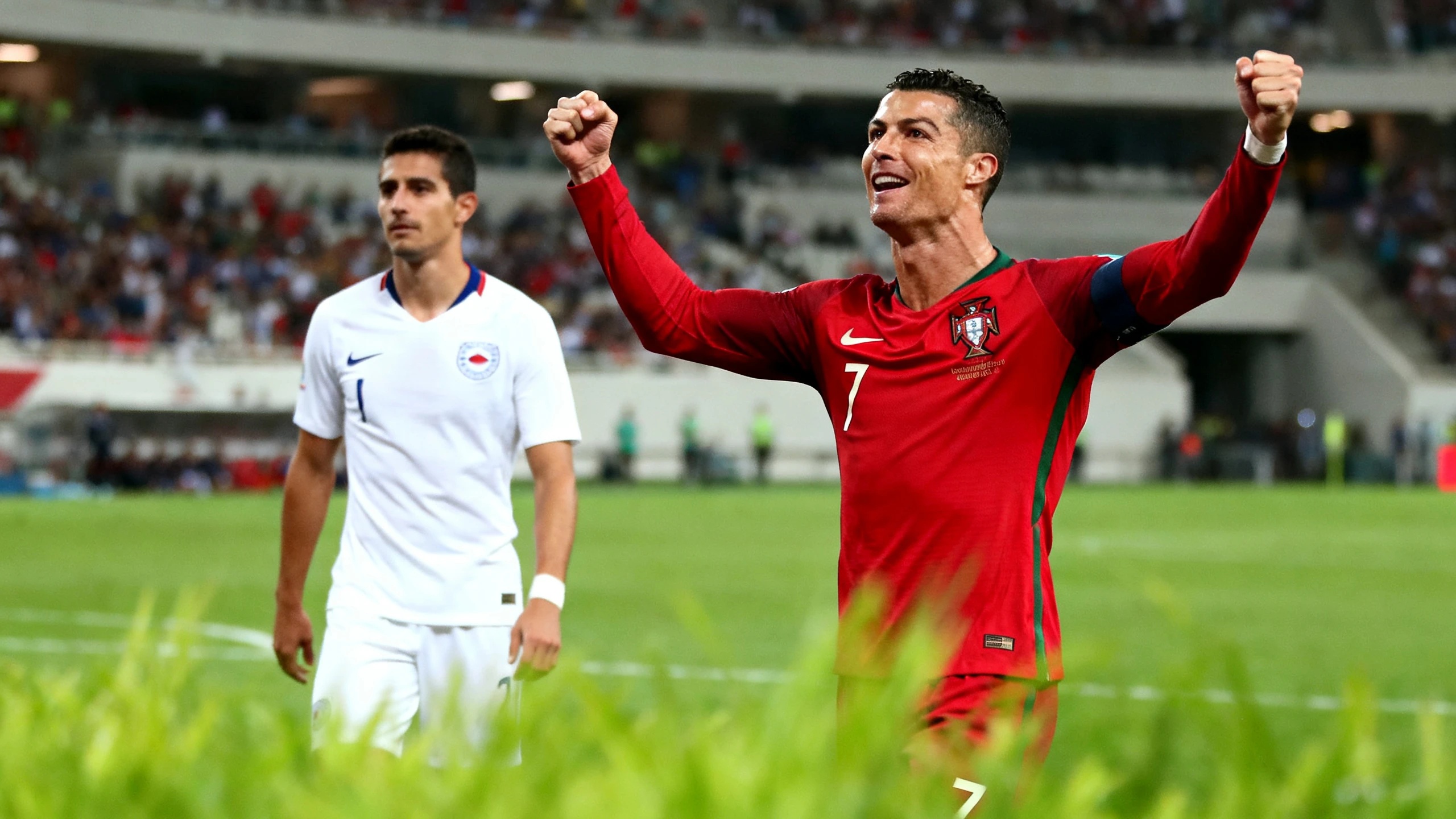 Tarjeta roja y goles: cómo Portugal superó a Chile en el Estádio Nacional Español.News