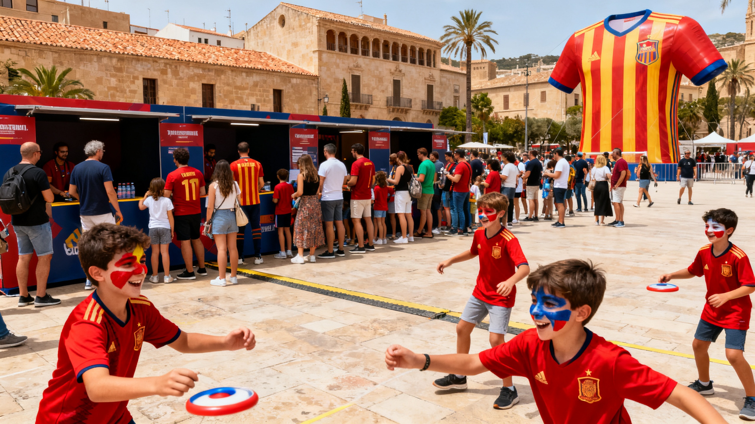 Passeig des Born se convierte en epicentro del fútbol femenino antes del partido decisivo Español.News