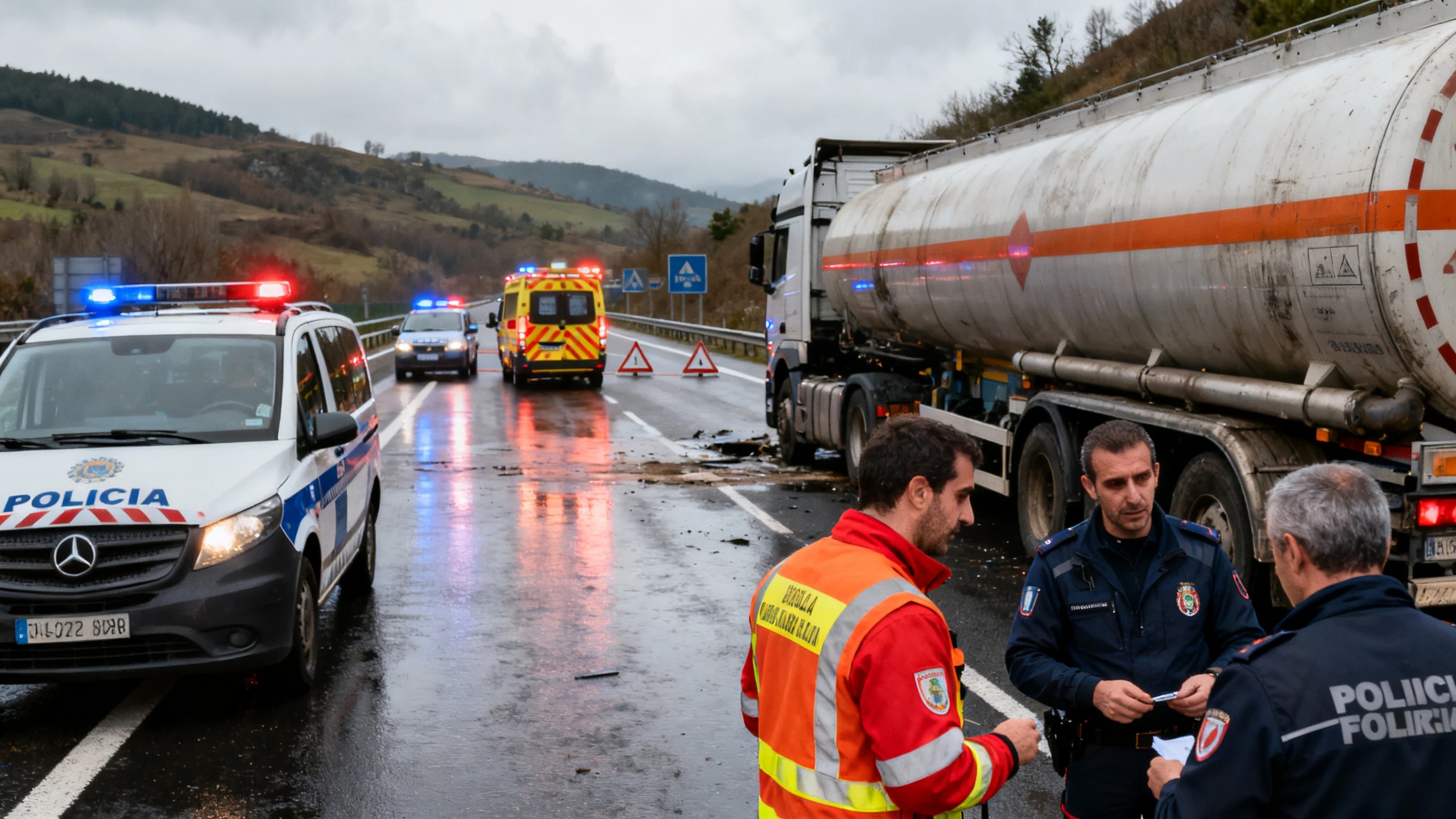 Tragedia en la carretera de Elgoibar: tráfico cortado y se investiga el suceso Español.News