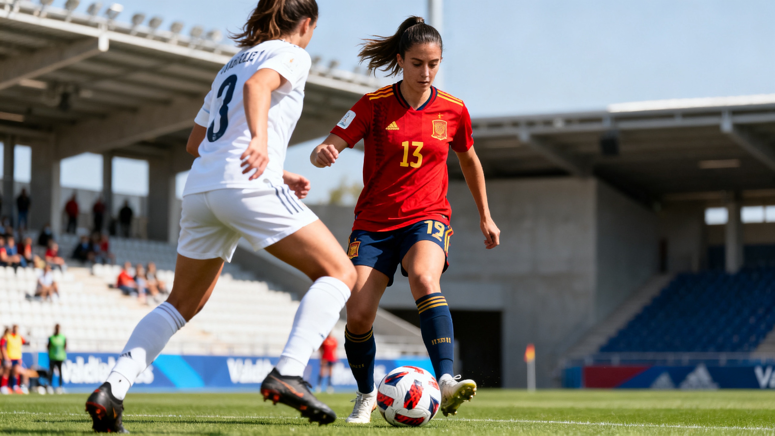 En Valdebebas comenzó el partido clave del campeonato femenino de España Español.News