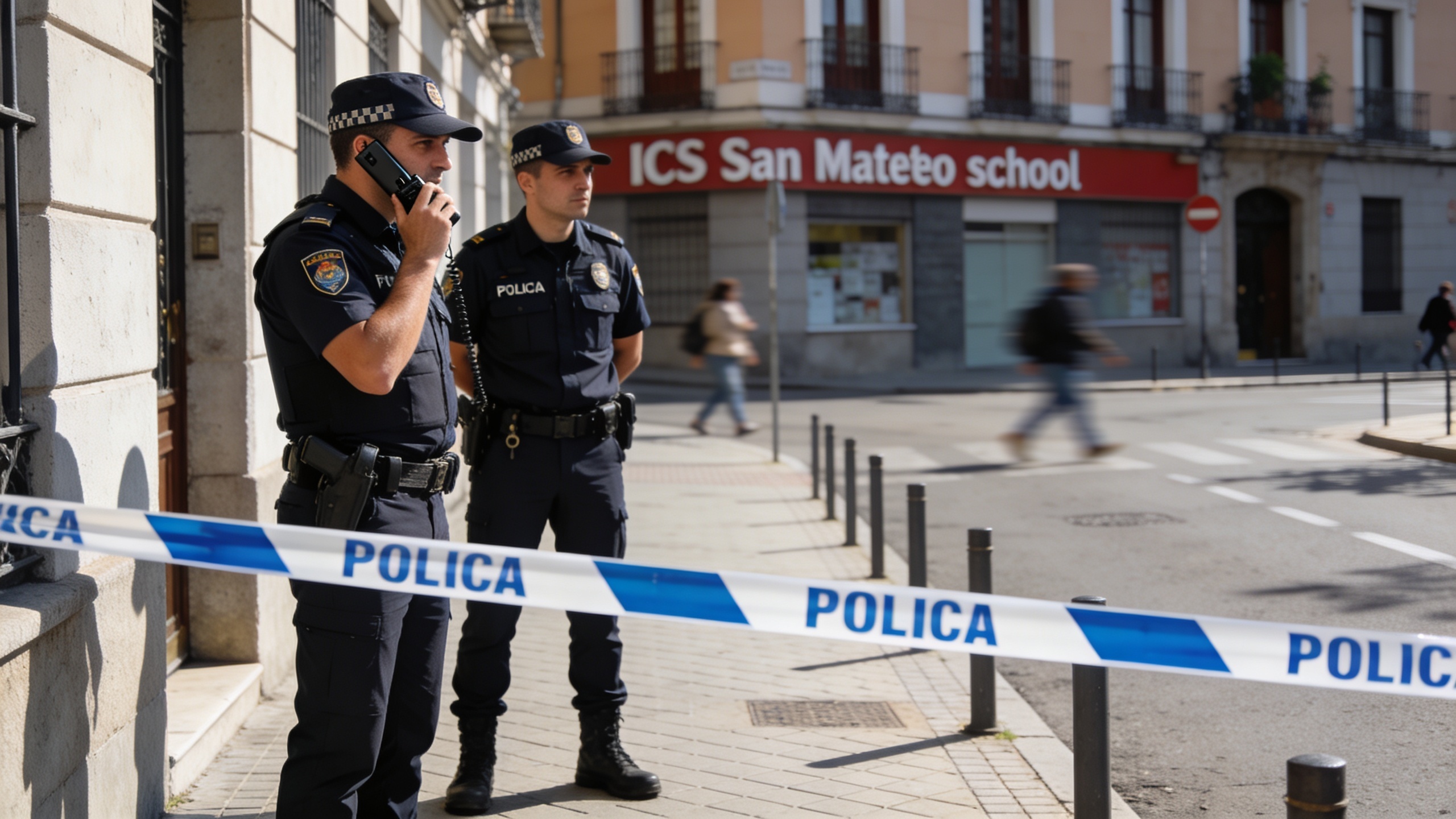 La policía busca a un sospechoso tras una pelea mortal cerca del colegio San Mateo Español.News