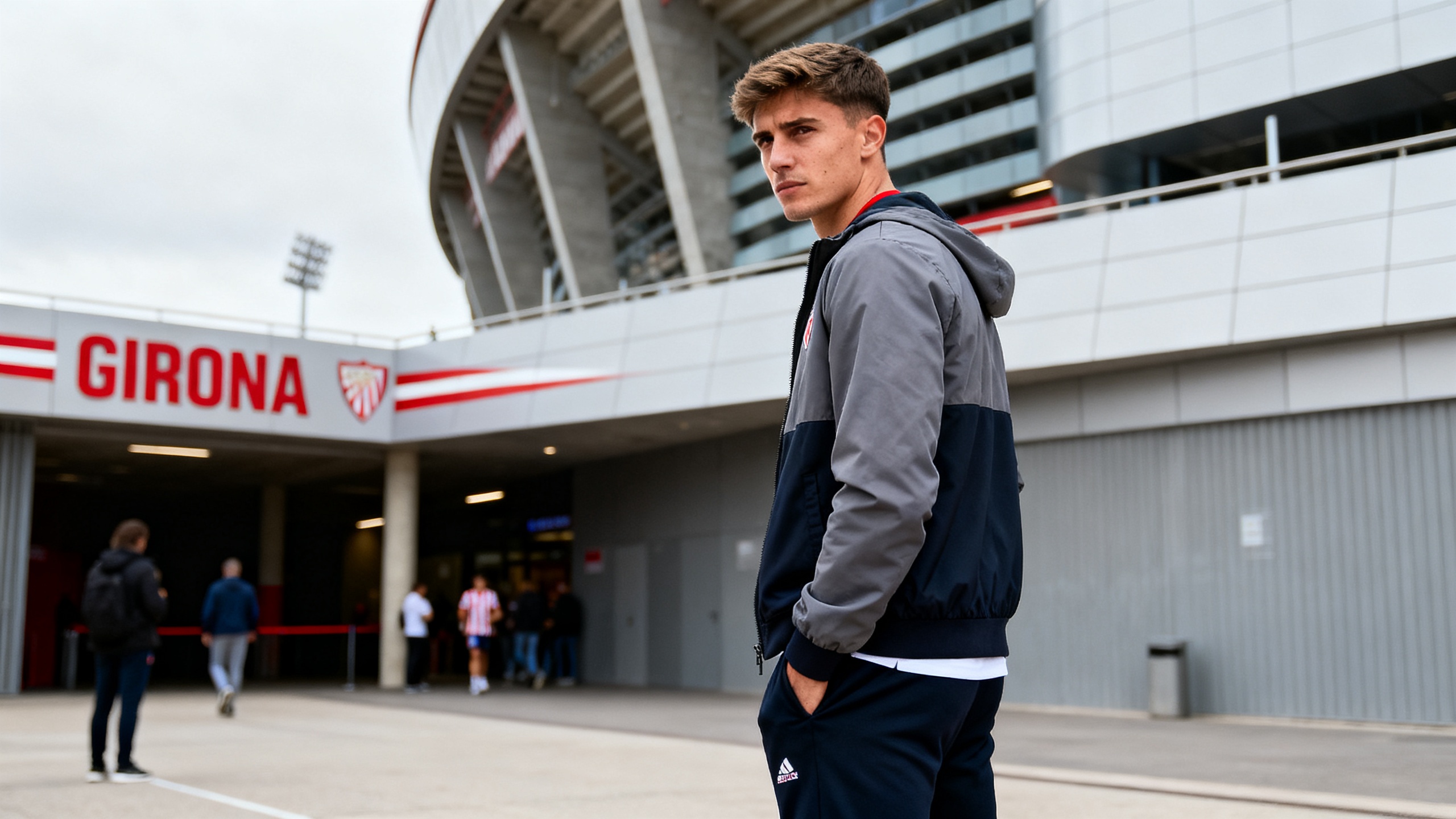 El delantero del Girona no confirmó el interés del Villarreal y explicó la situación con su agente Español.News