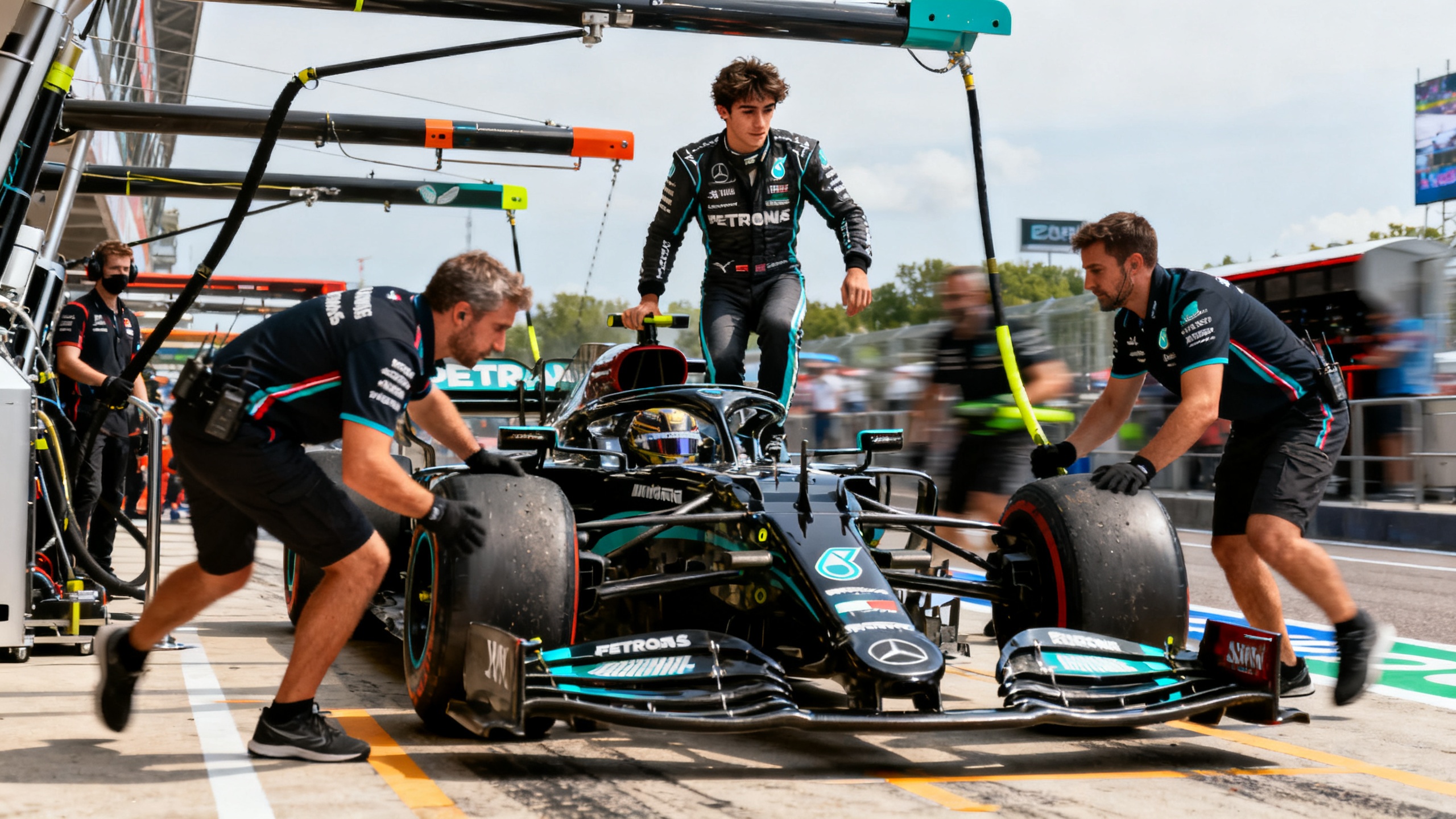 Un problema técnico privó a Mercedes de un doble podio en Montreal Español.News