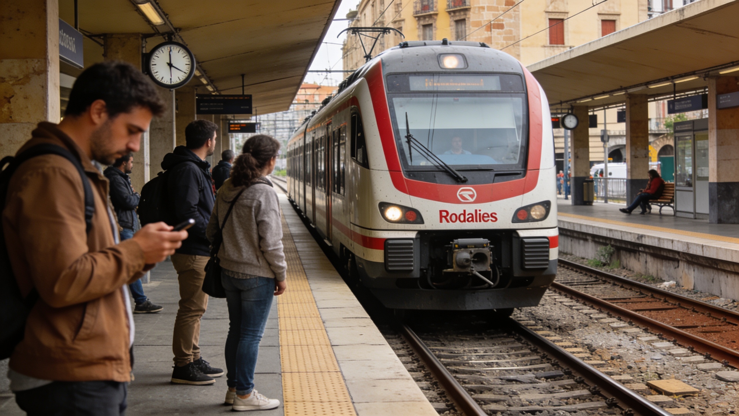 En Cataluña, menos de la mitad de los trenes de Rodalies llegaron puntuales ante el aumento de pasajeros Español.News