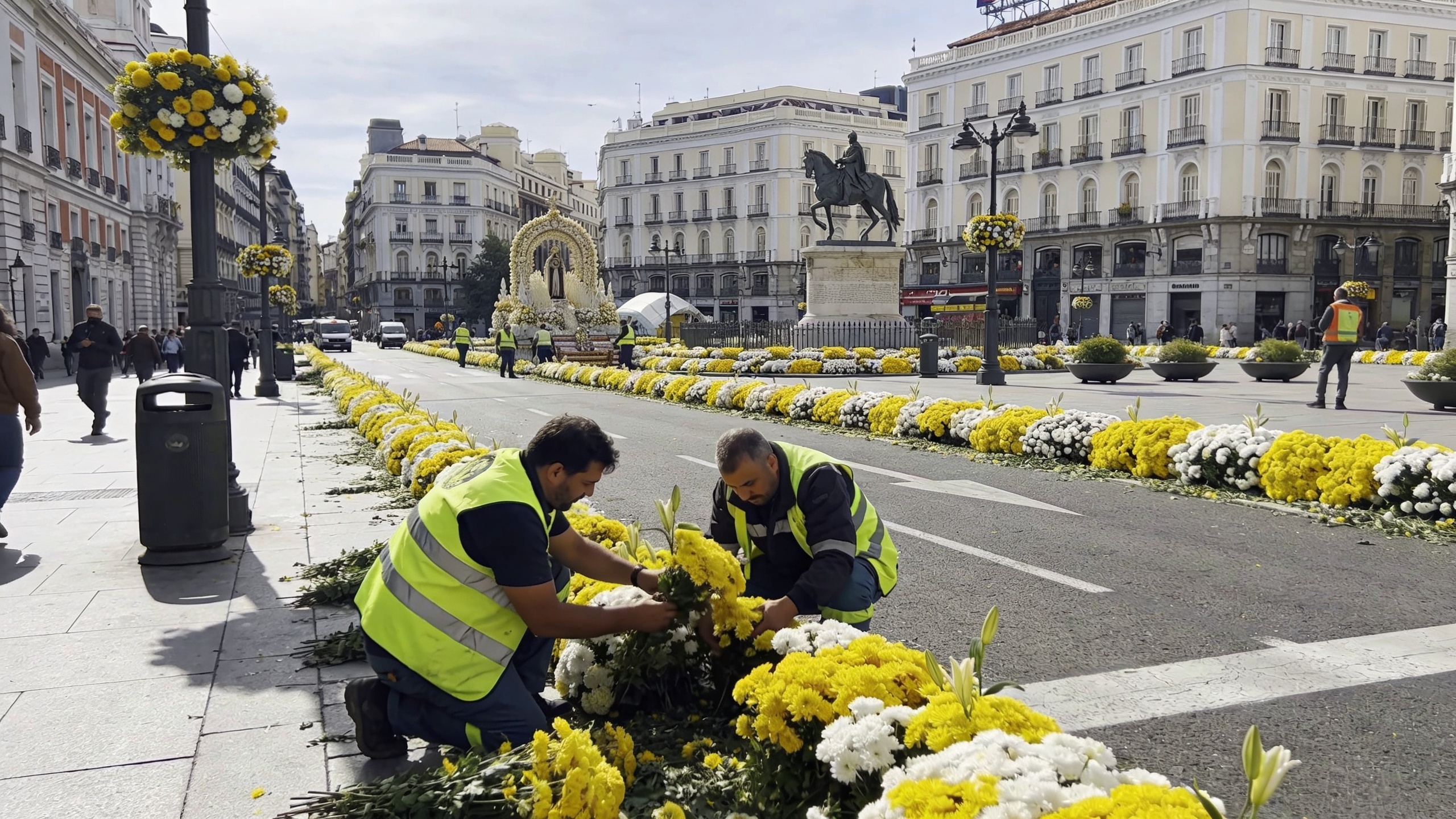 Las autoridades de Madrid decoran masivamente la capital para la llegada de León XIV Español.News