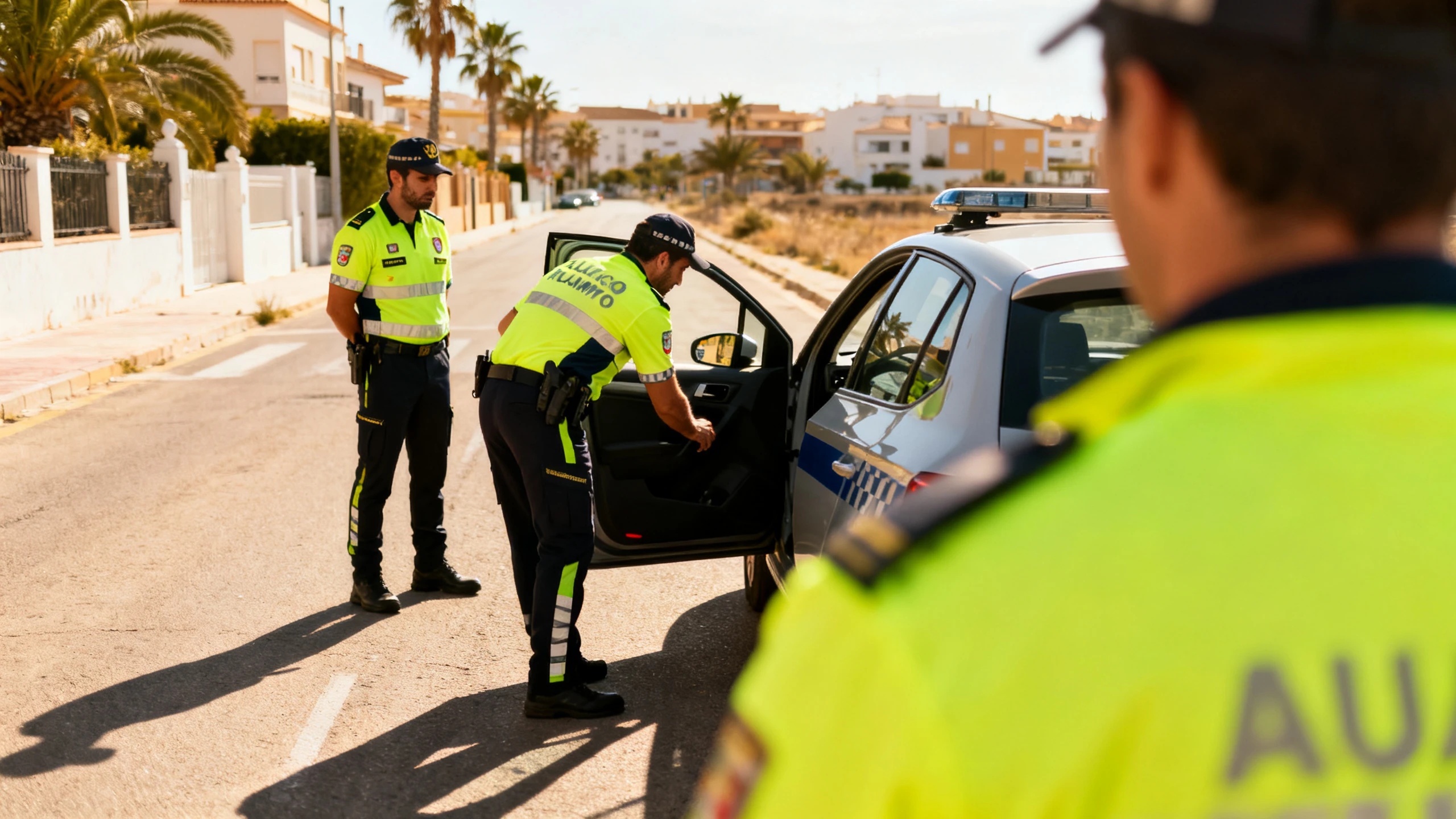 La policía de Huelva encuentra drogas en un hombre al que asistían en un coche Español.News