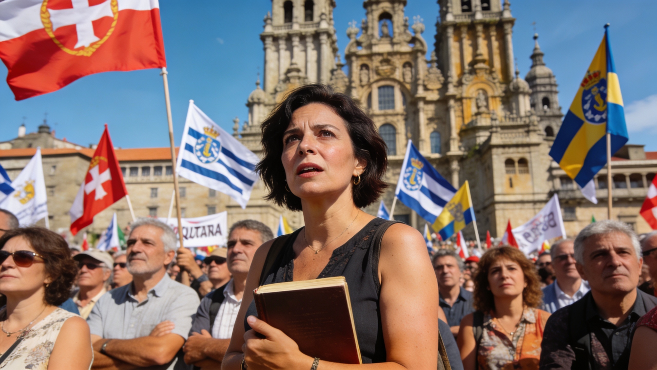 Autoridades y vecinos de Galicia respaldaron el idioma y la memoria de la escritora en el Día de las Letras Español.News