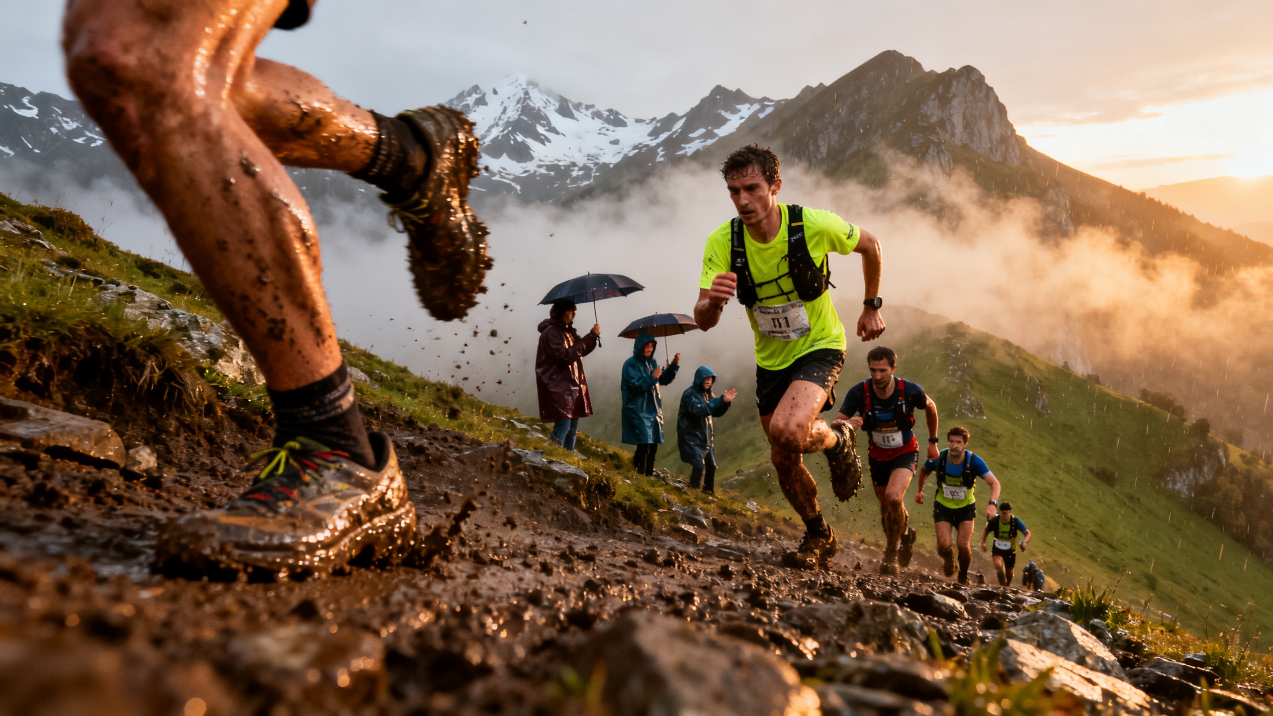 Condiciones extremas y atletas de élite en la salida del maratón en el País Vasco Español.News