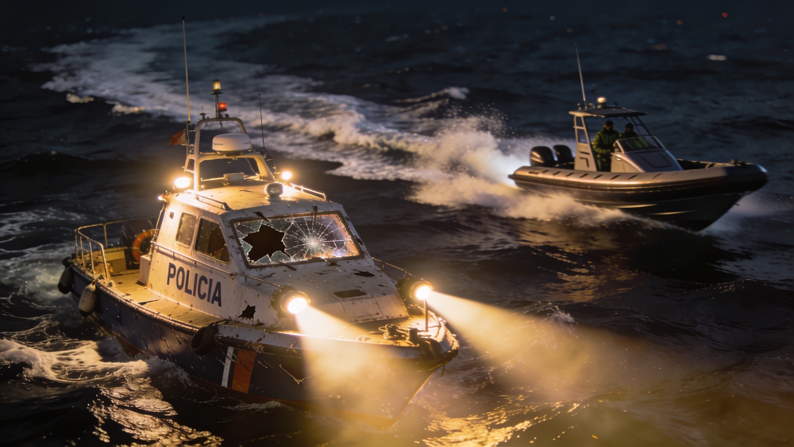 Incidente en el mar: cómo los narcos escaparon de la persecución frente a las costas de Almería Español.News