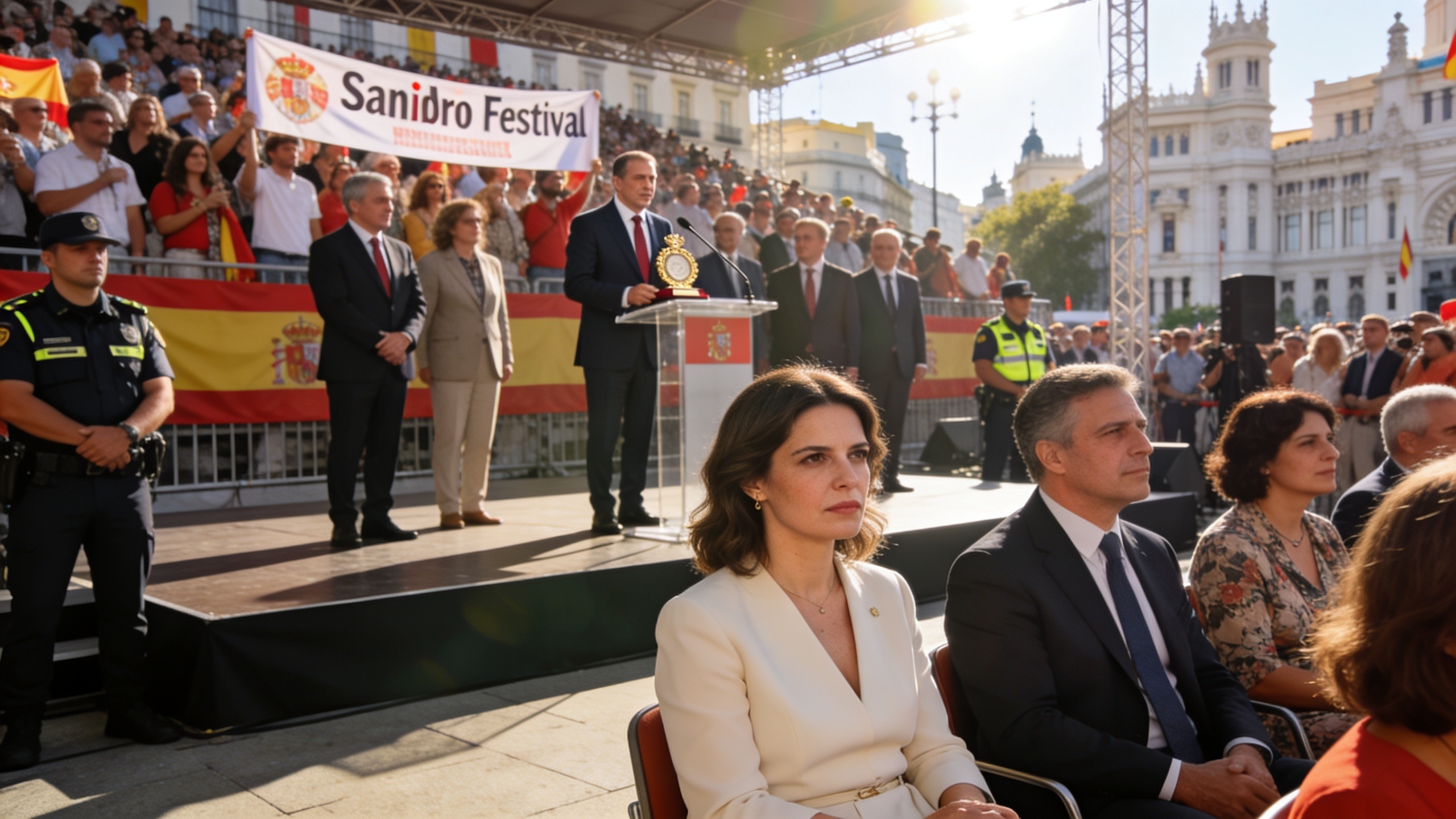 La entrega de medallas en la capital generó controversias políticas Español.News