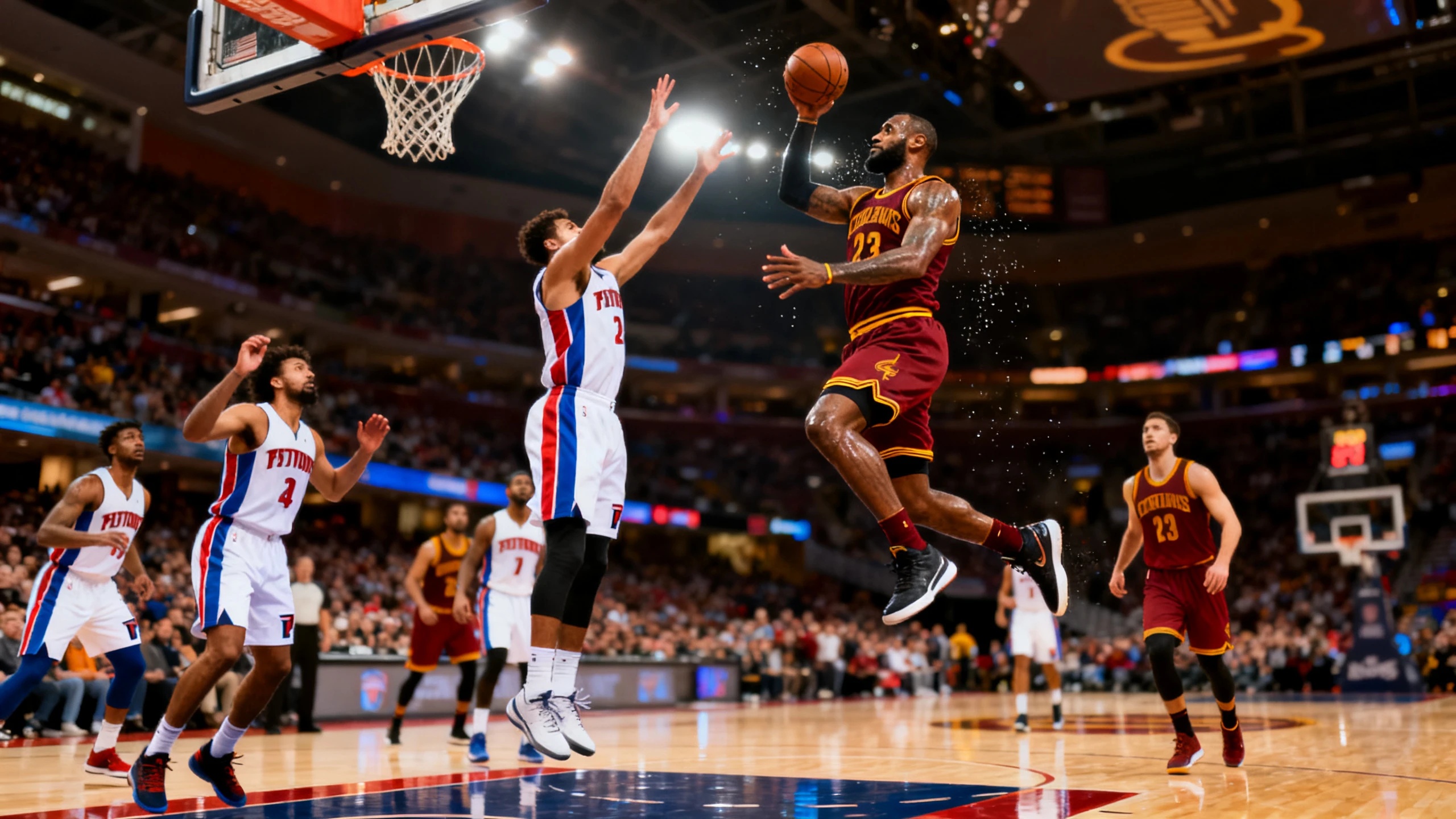Récords históricos de los jugadores de Cleveland Cavaliers y Detroit Pistons en su último enfrentamiento Español.News
