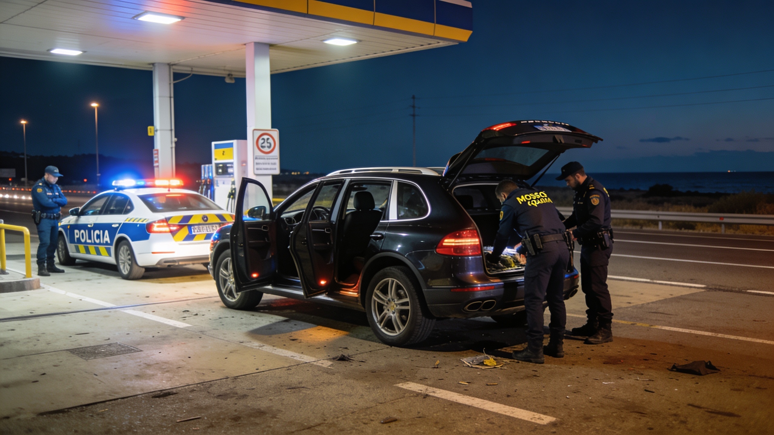 La policía halla armas en un todoterreno de lujo en la autopista cerca de Figueres Español.News