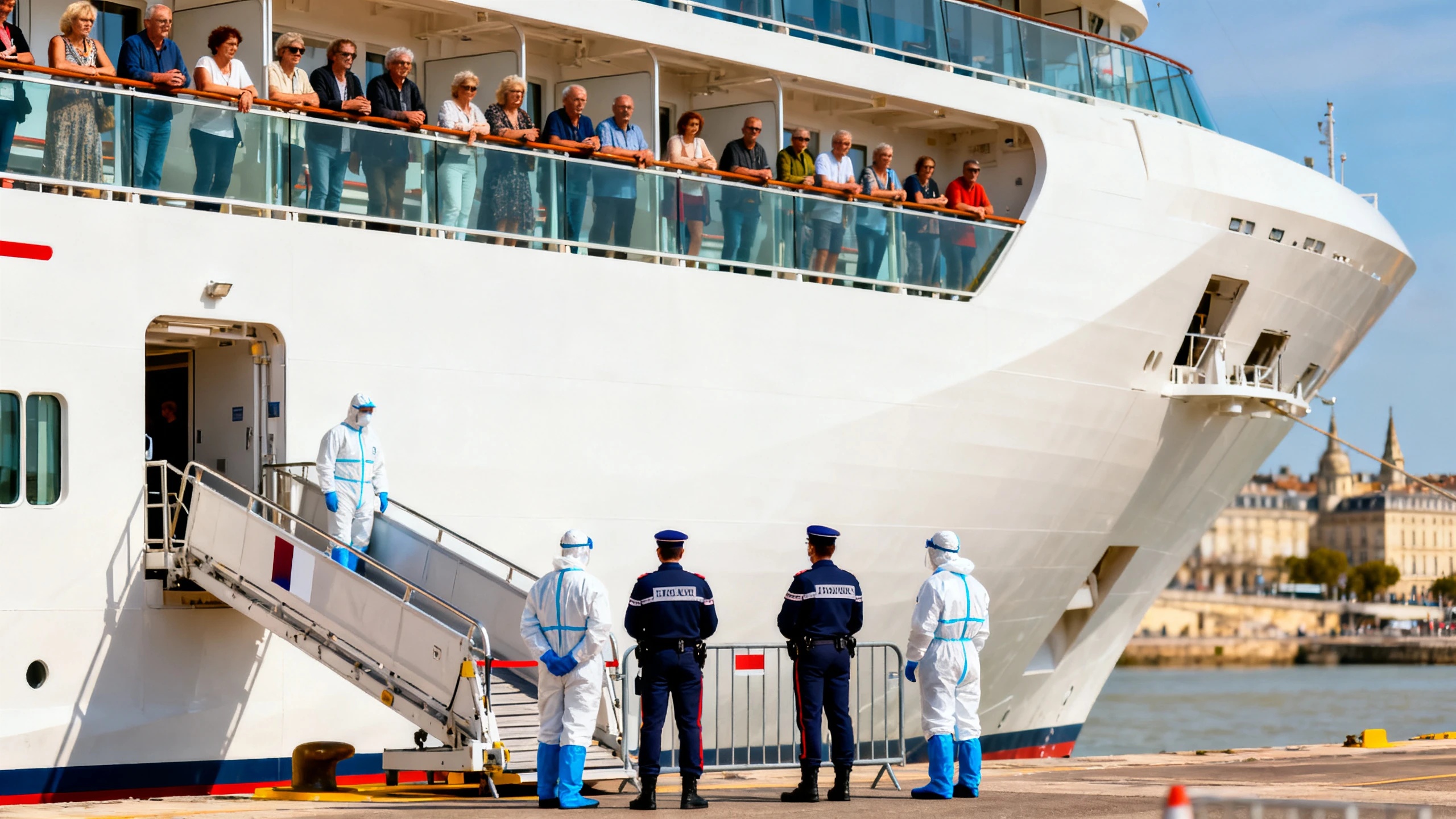Brote de gastroenteritis a bordo de un barco en Burdeos: los pasajeros no pueden desembarcar Español.News