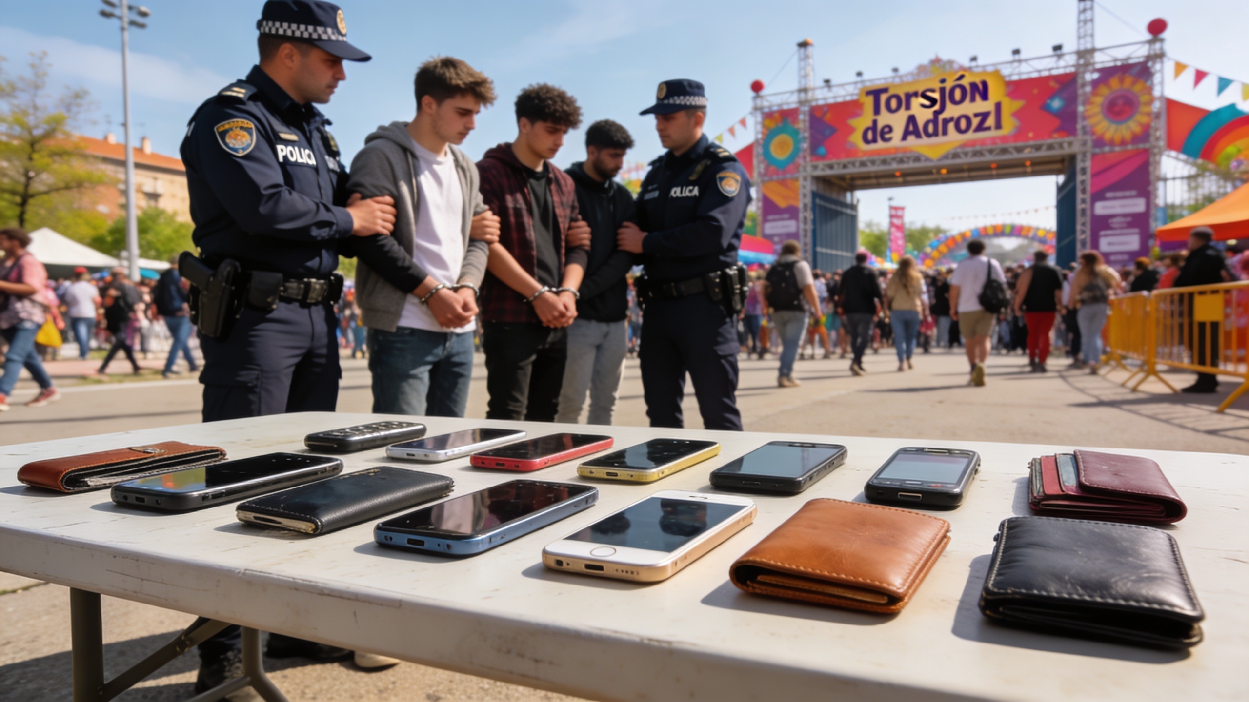 La policía incauta decenas de teléfonos y carteras tras múltiples robos en un festival de música en Madrid Español.News