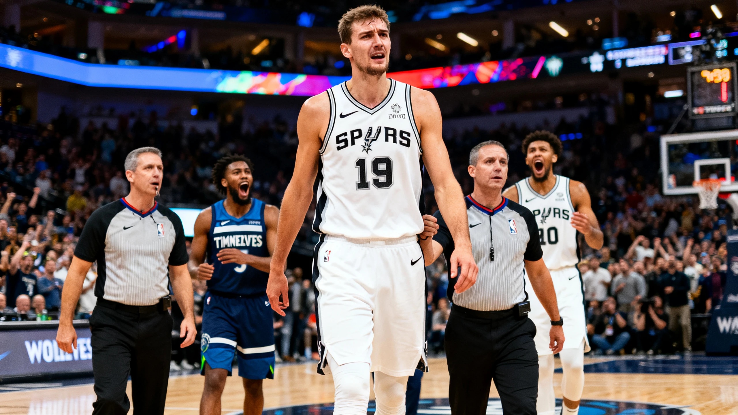 Emociones en la cancha: la expulsión de Wembanyama cambia el rumbo de la serie entre Spurs y Timberwolves Español.News