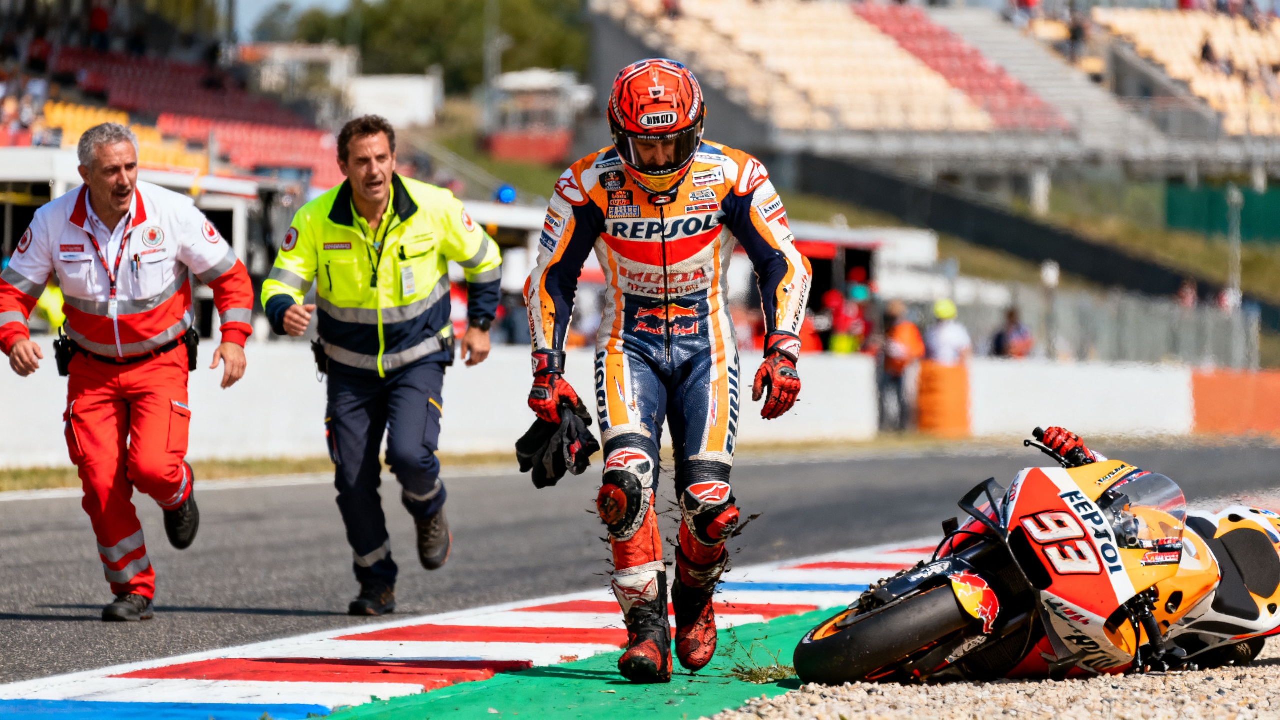Un grave accidente en el Gran Premio de Francia deja fuera de combate al campeón Español.News