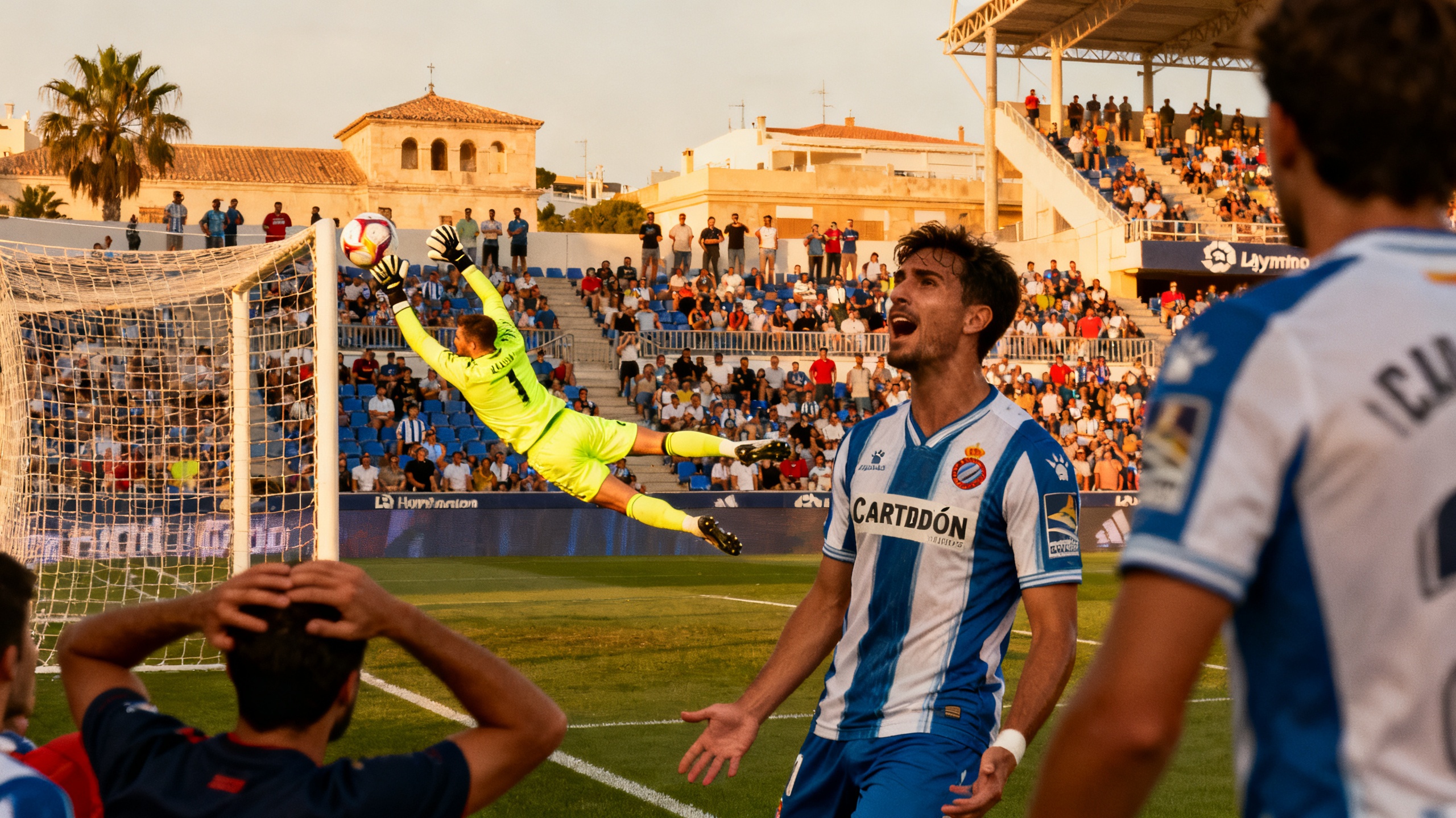 El portero y el lanzador de penaltis del Ceuta evitaron que el Castellón se llevara la victoria de Ceuta Español.News