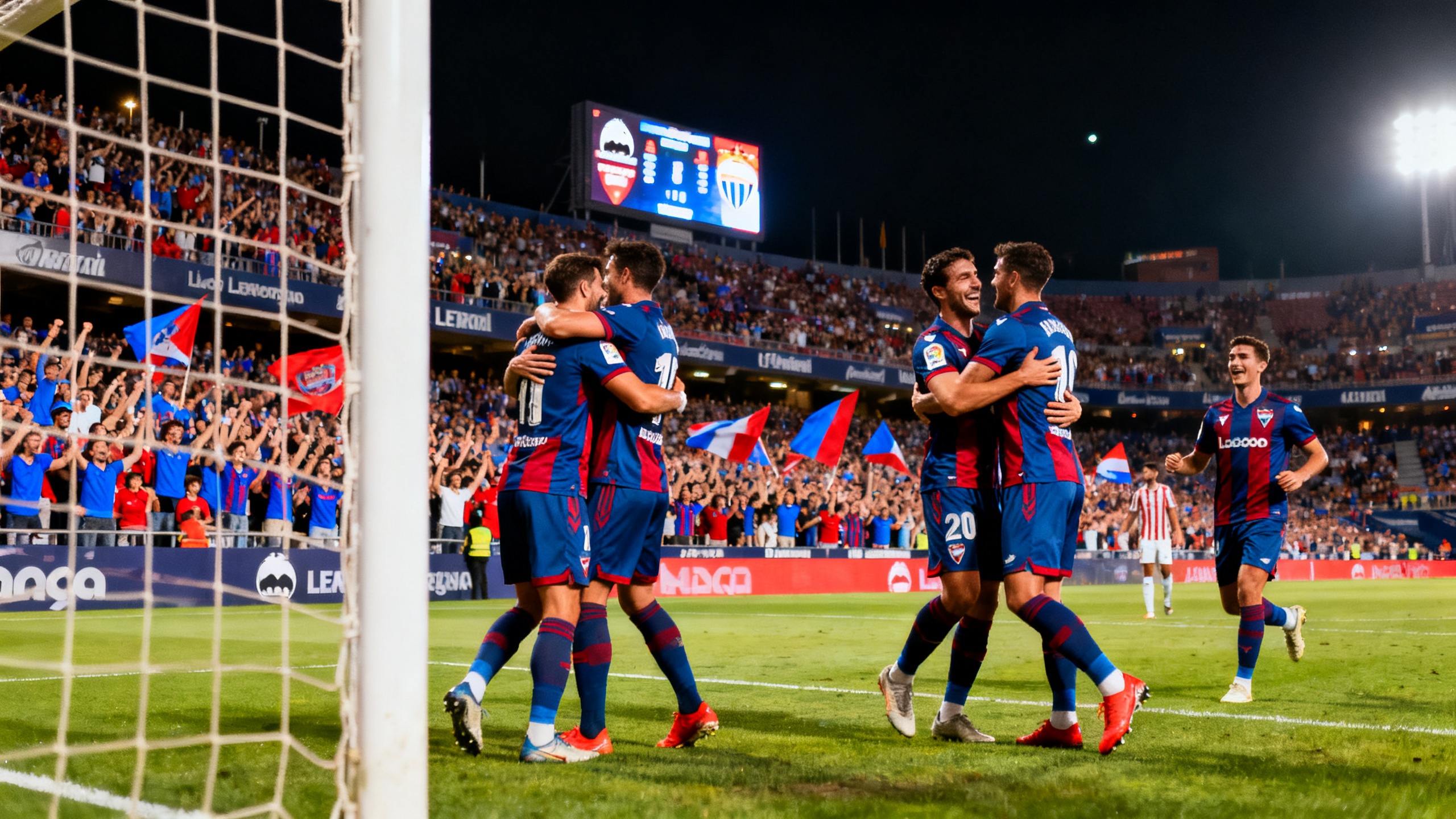 Gol en los últimos minutos y tabla apretada: cómo el Levante cambió el rumbo en LaLiga Español.News