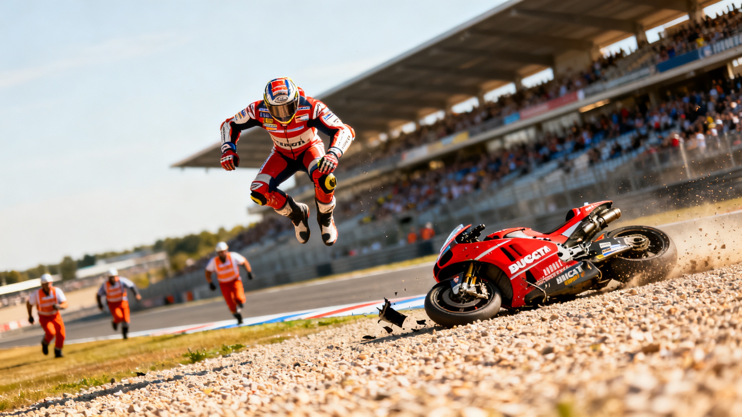 Lesión y ausencia en rondas de MotoGP tras la caída en Le Mans Español.News