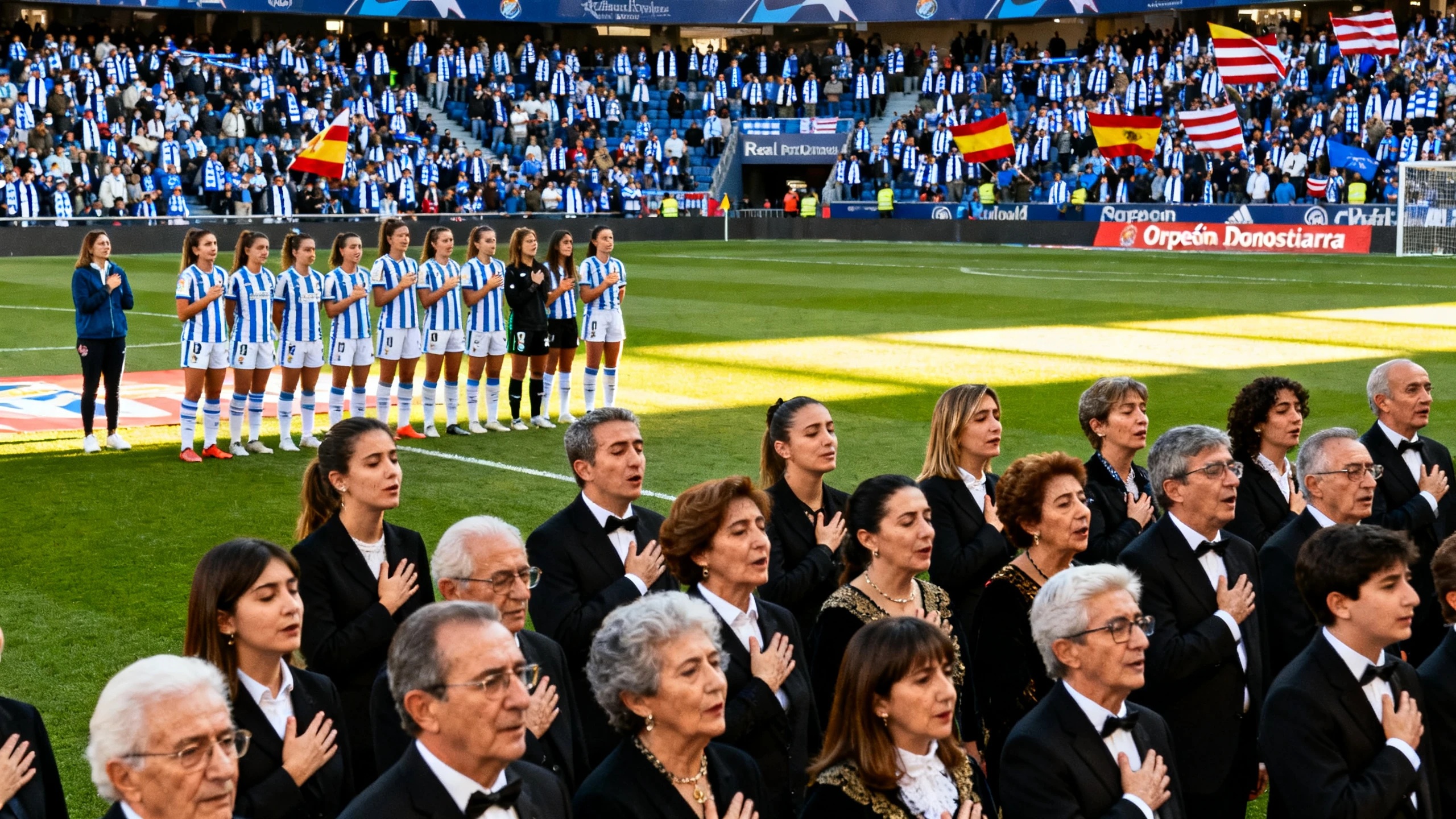 El Orfeón Donostiarra actuará en el estadio antes del partido contra el Granada CF Español.News