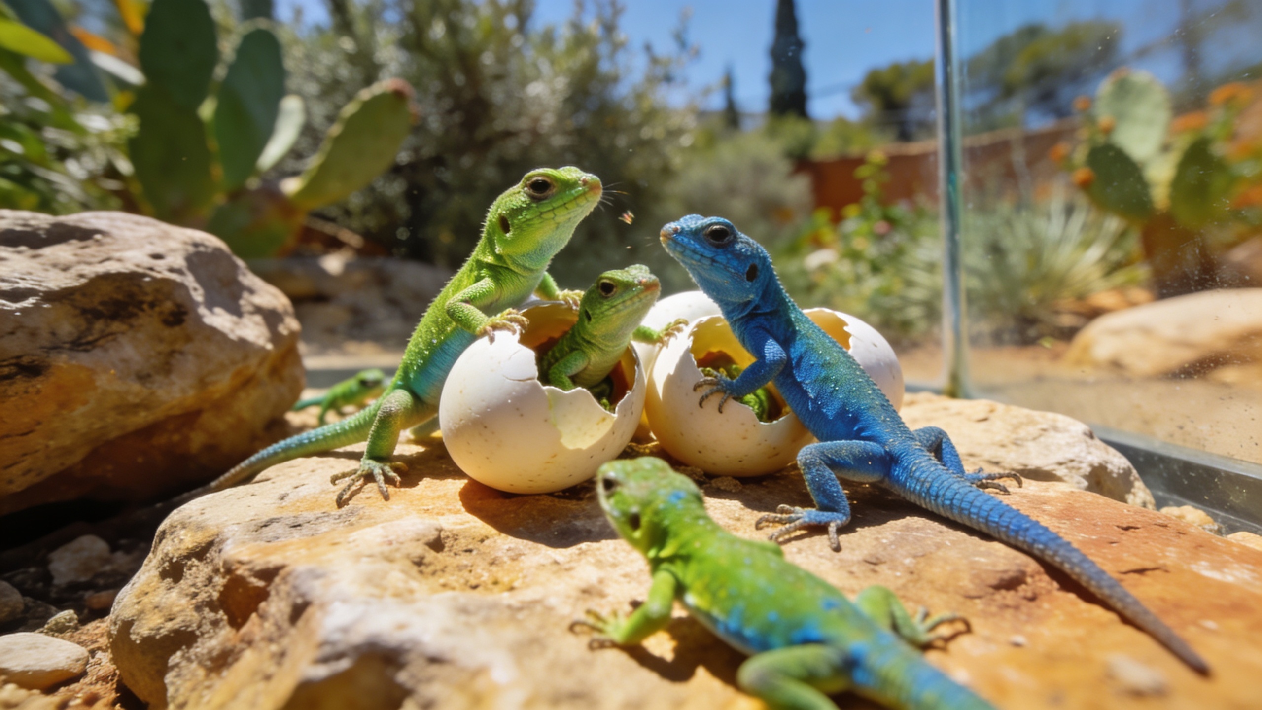 En el zoológico de Barcelona nacen 32 crías de una rara especie de reptil balear Español.News