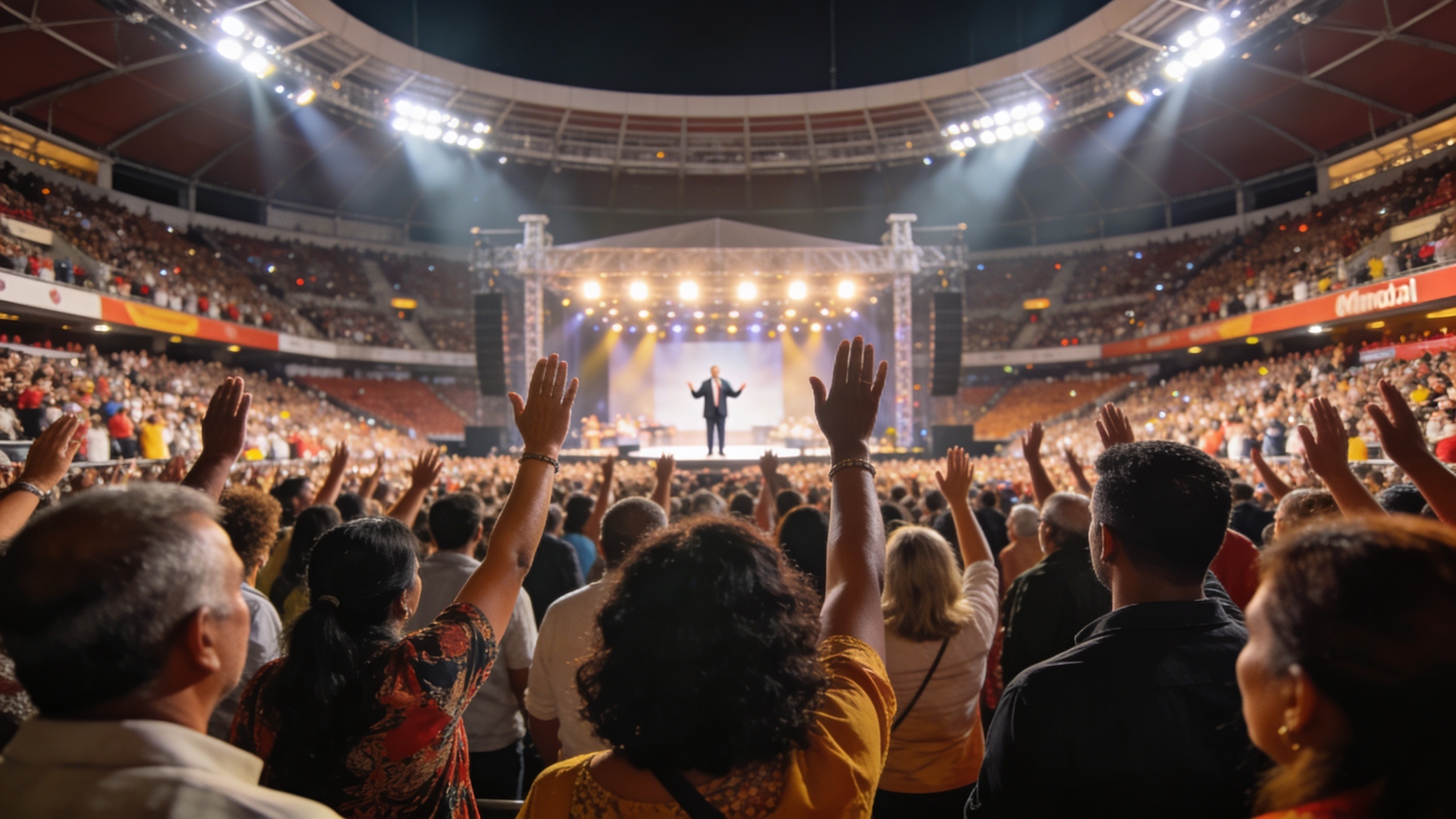 En Madrid, los evangelistas alquilan estadios y lanzan campañas publicitarias a gran escala Español.News