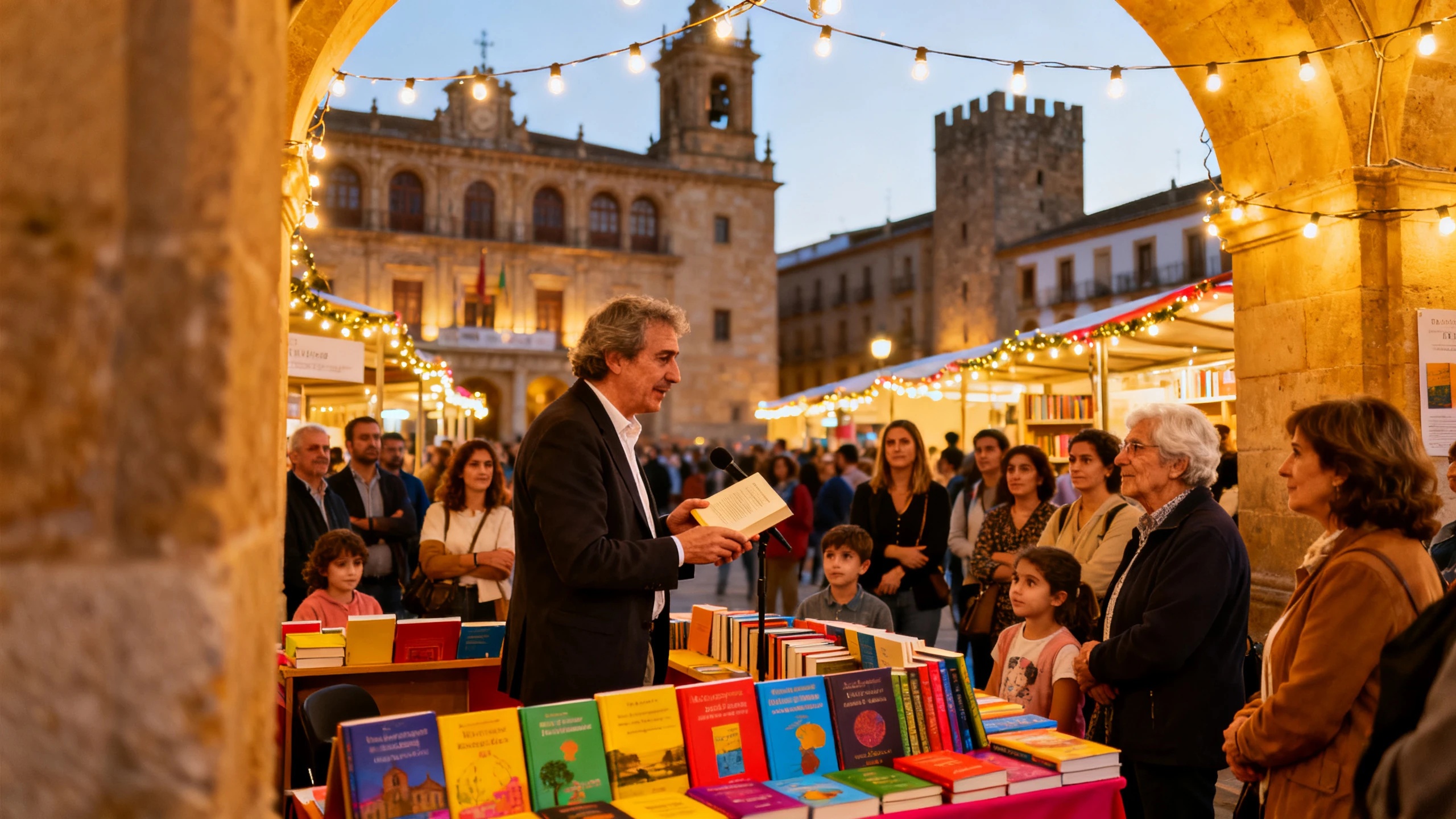 En el centro de Plasencia se inauguró una feria con investigación sobre el robo de la corona Español.News