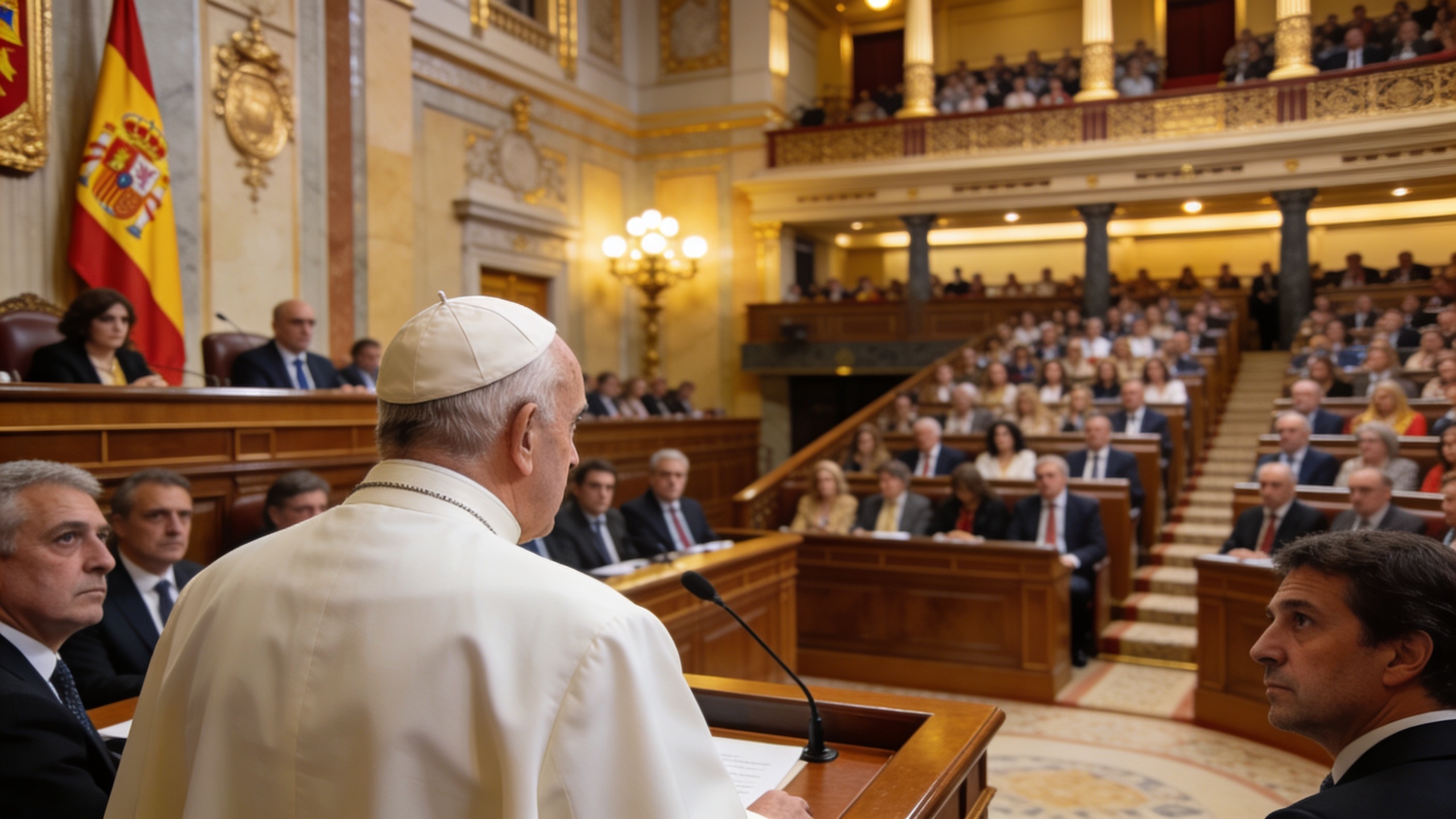Visita del Papa a Madrid y Canarias: parlamento, migración y desafíos para la Iglesia Español.News