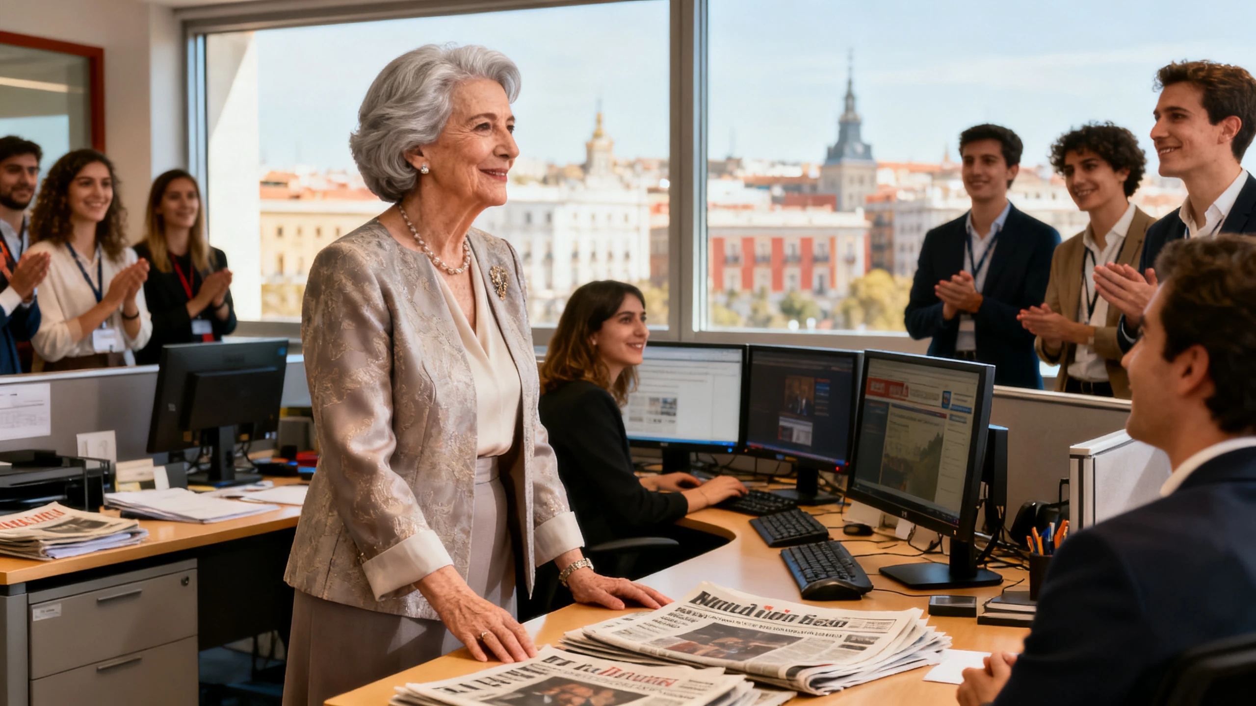 En Madrid falleció la legendaria periodista de la época de la Transición Español.News