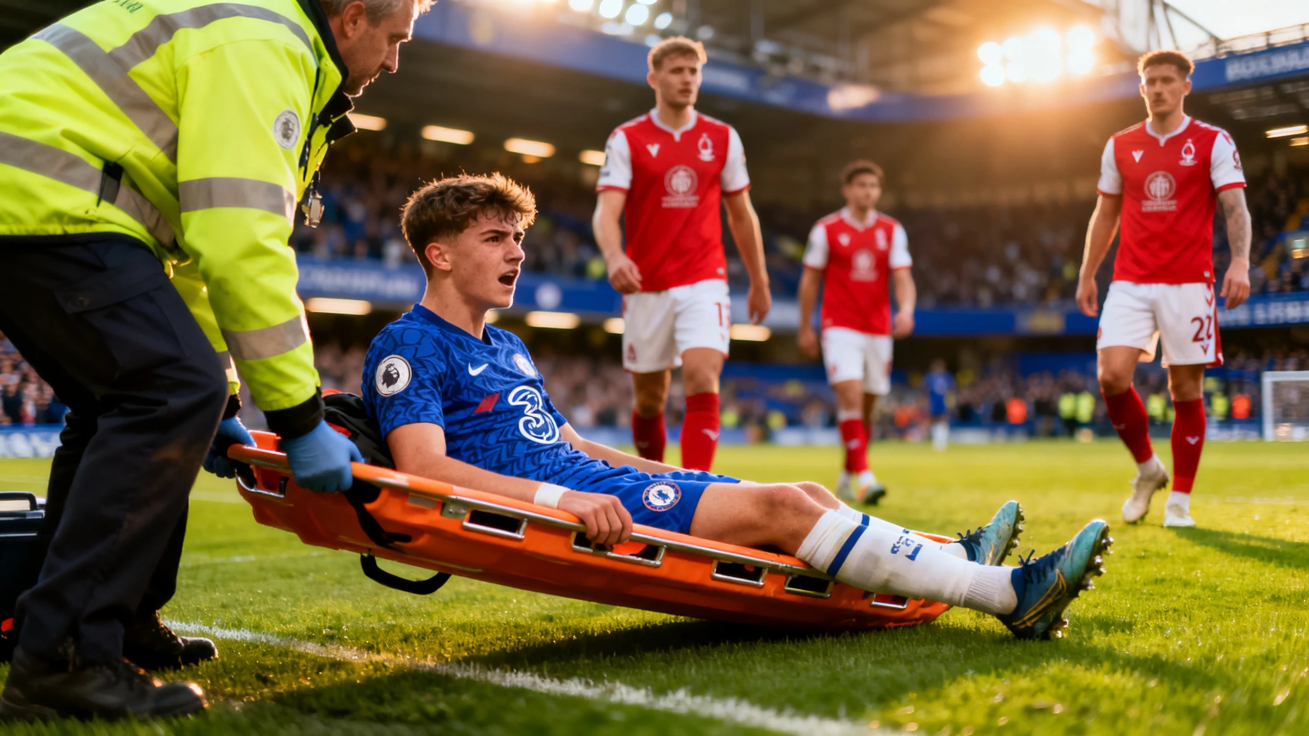 Grave lesión de un jugador del Chelsea y penal fallado al inicio del partido en Londres Español.News