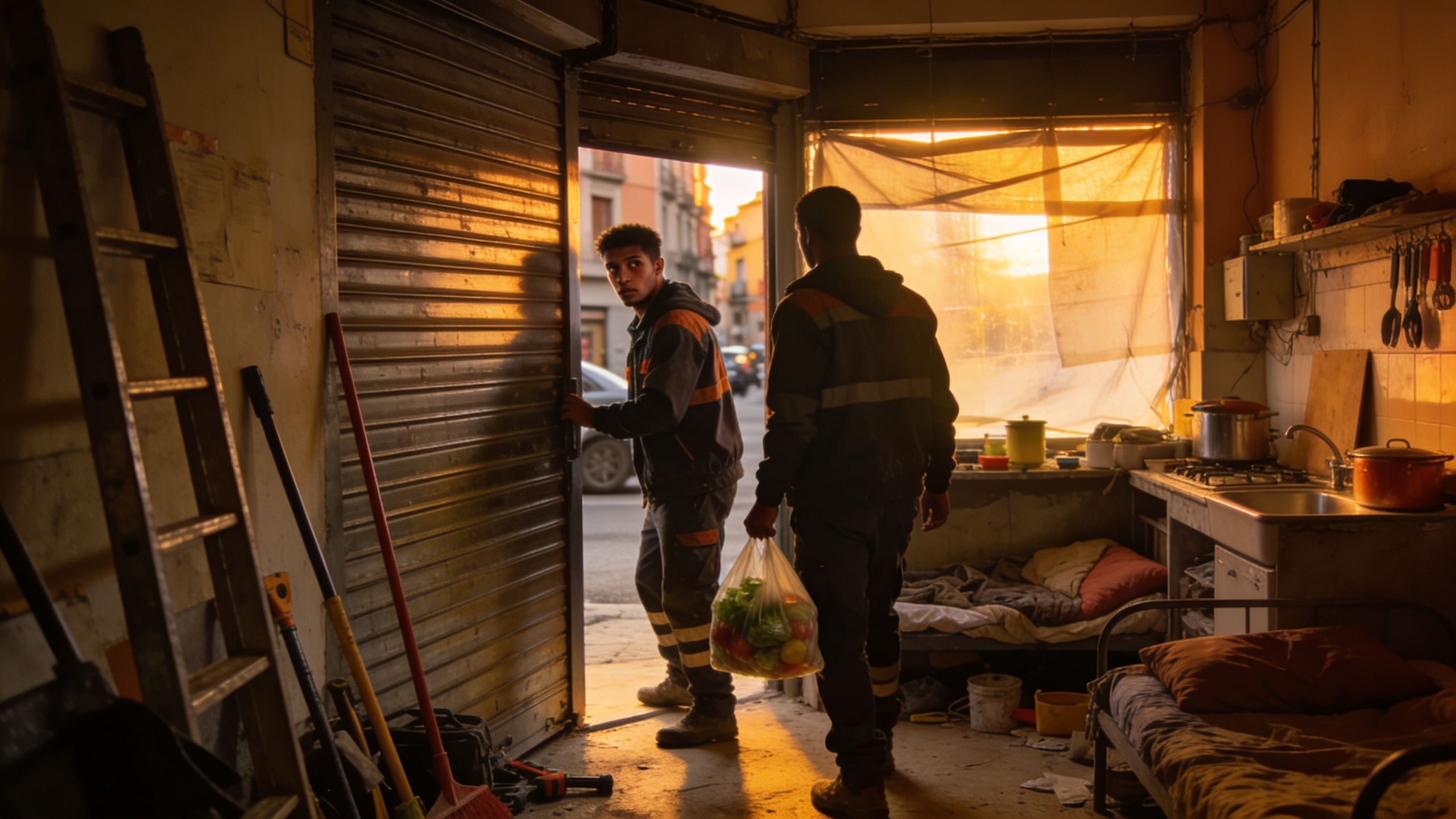 En Barcelona, trabajadores de Marruecos pagan por un almacén para no quedarse en la calle Español.News