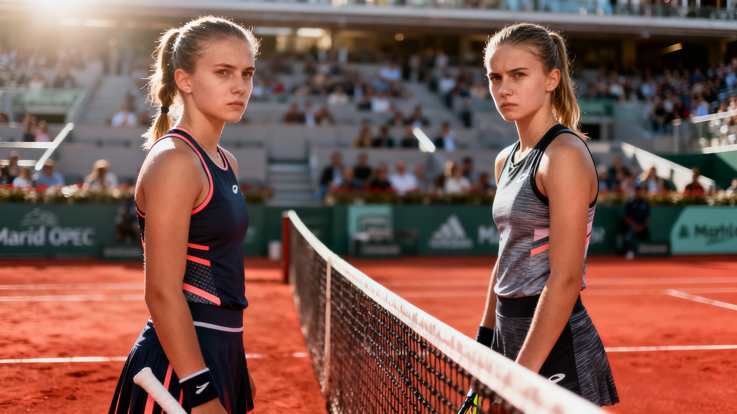 En Madrid, la final femenina WTA 1.000 se celebra sin el tradicional apretón de manos Español.News