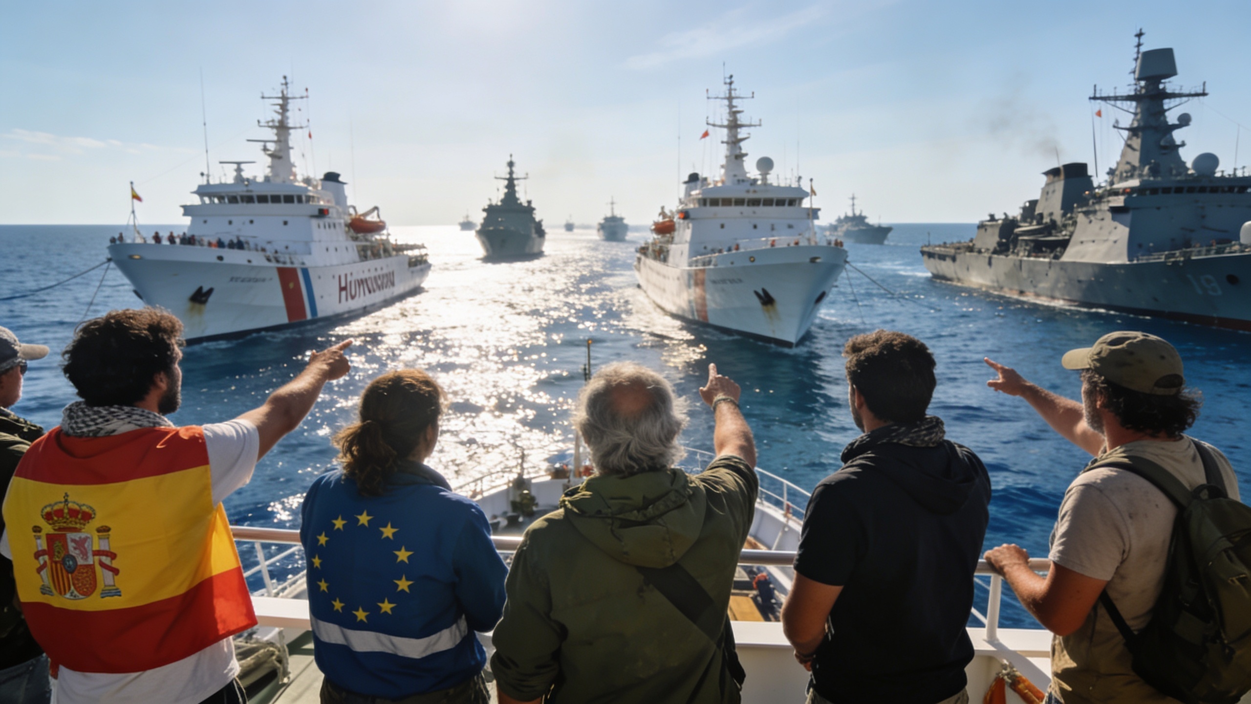 La detención de 21 barcos en misión humanitaria provoca una reacción urgente de Madrid Español.News