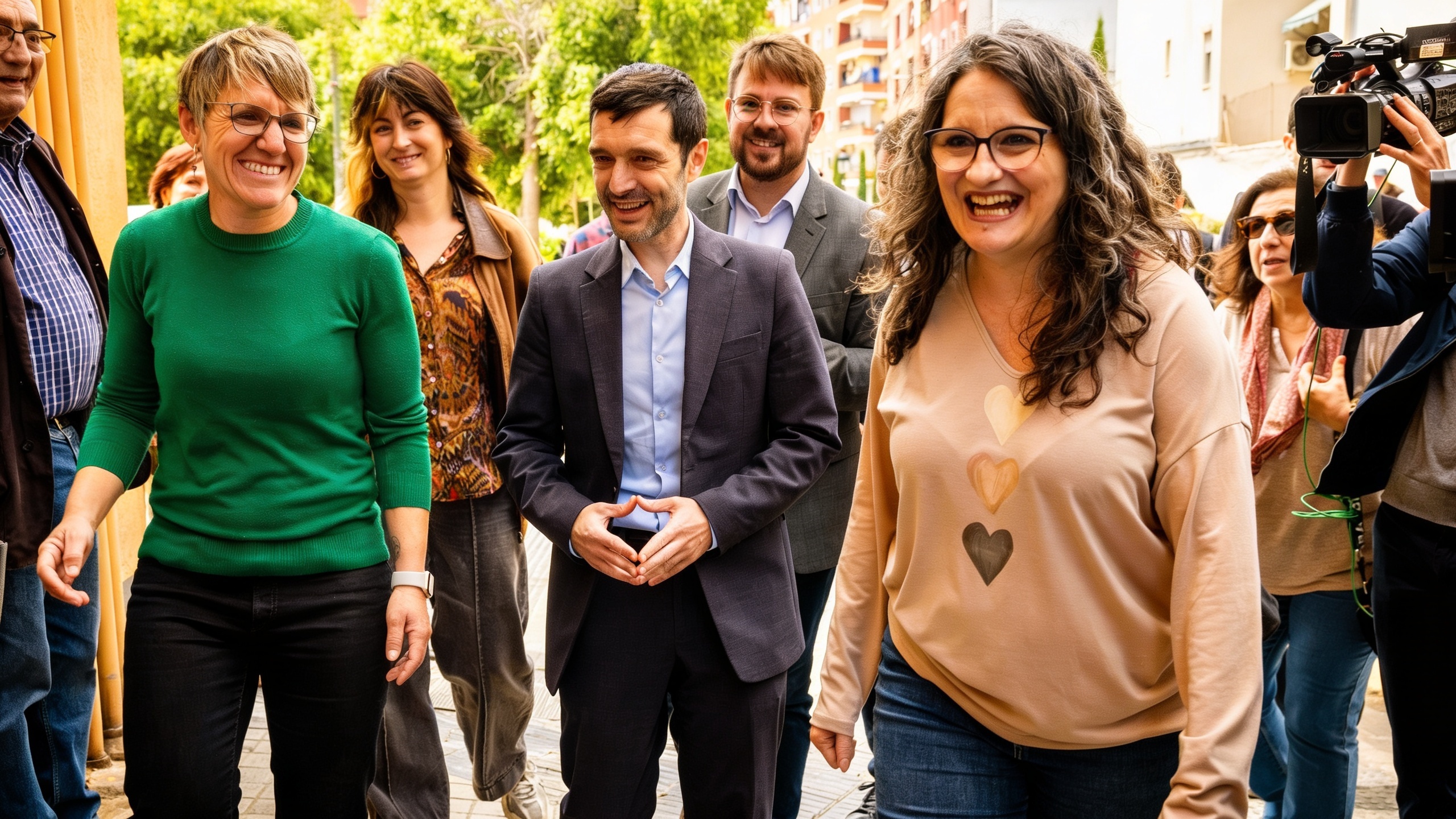 Las discrepancias internas en Compromís dificultaron el debate sobre la candidatura de Oltra en Valencia Español.News