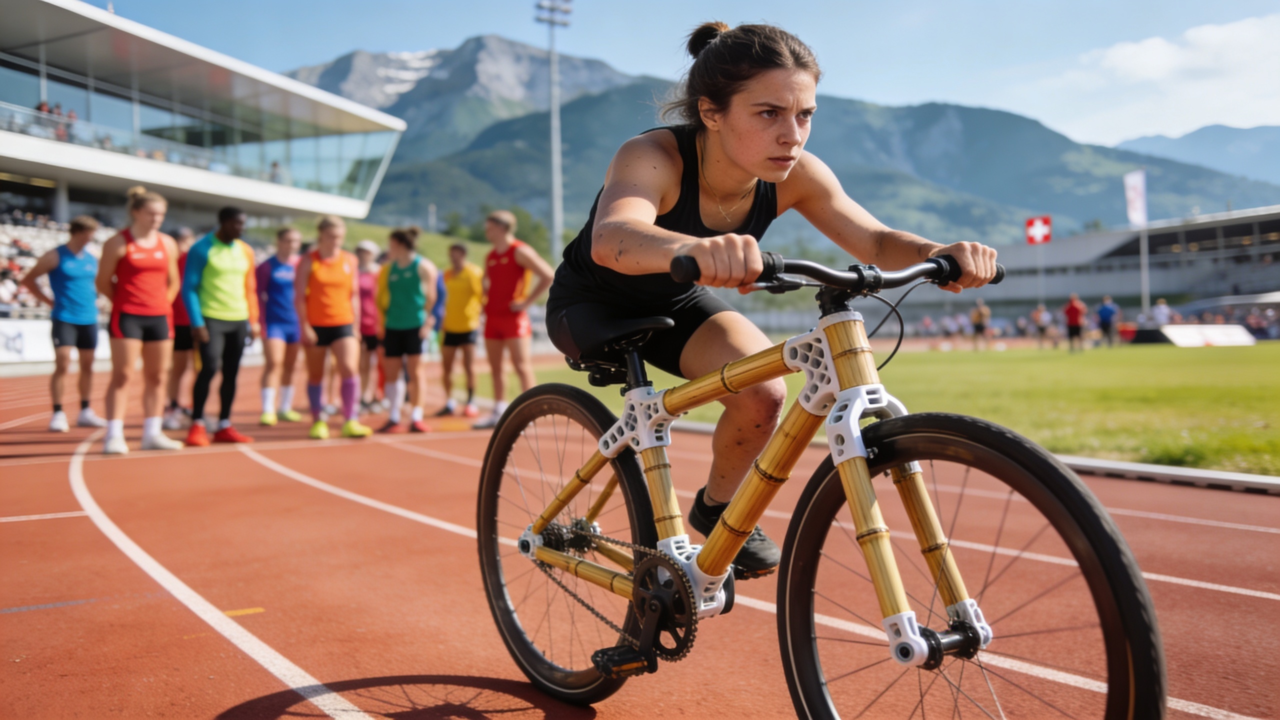 En Zug, una deportista de Bregaglia competirá con una bicicleta única Español.News
