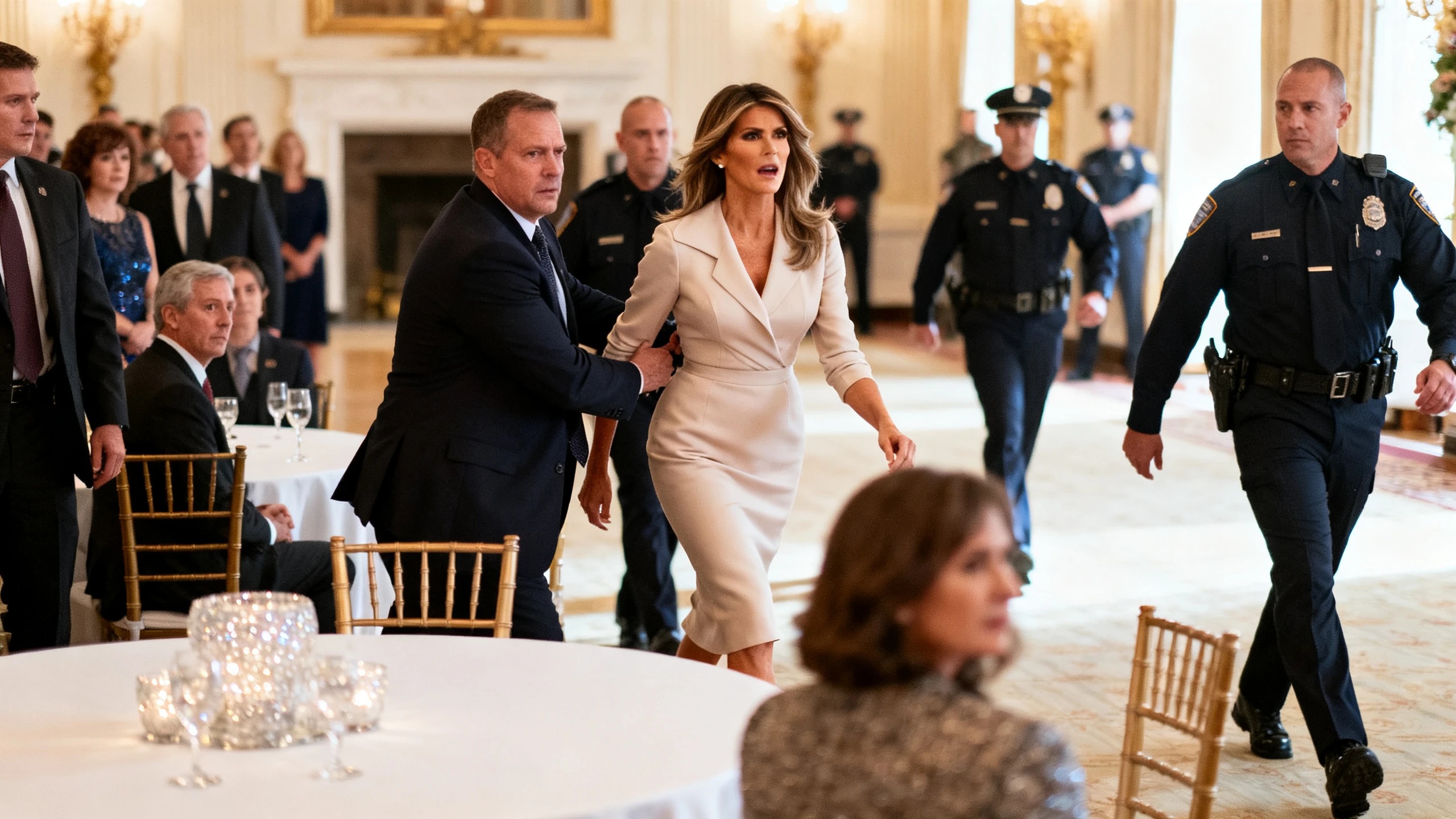 Un tiroteo durante una cena en Washington alteró el orden habitual Español.News